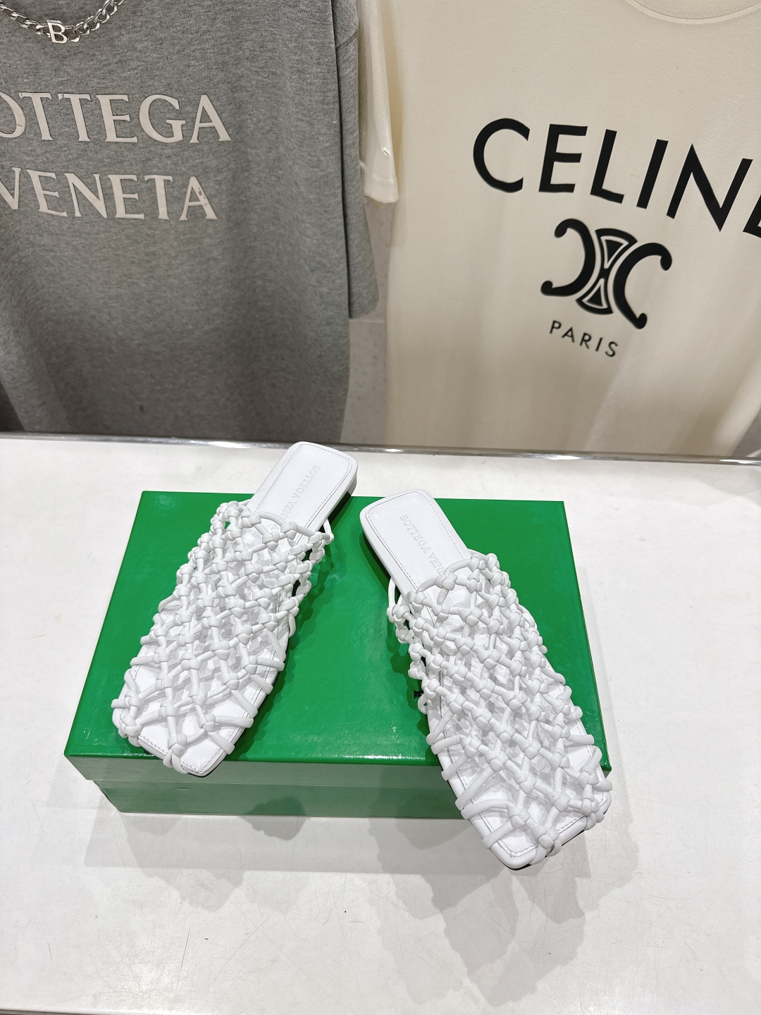 高版本出厂 Bottega Veneta/BV F065 2026ss夏季新款Riva Mule 女士平