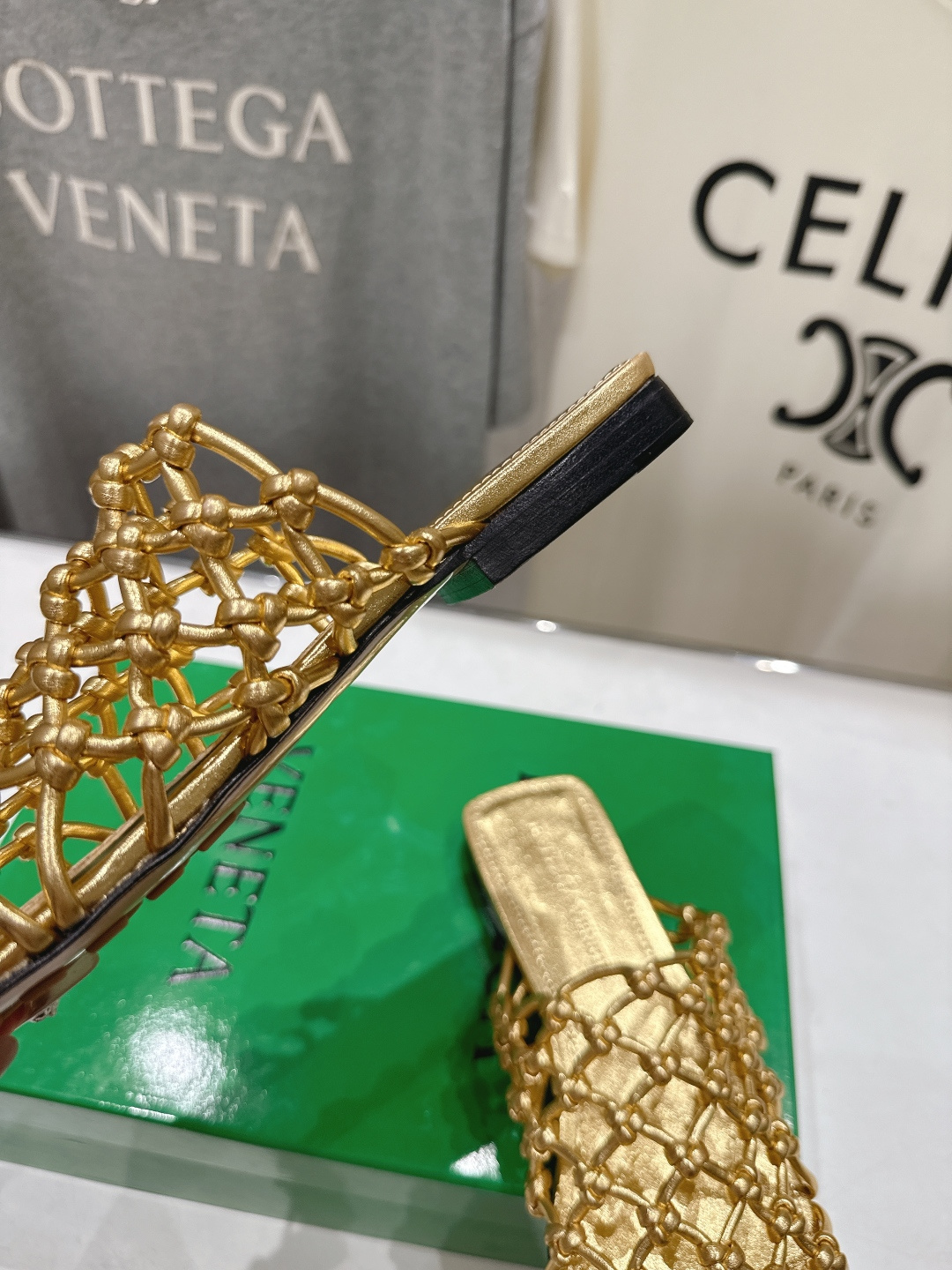 高版本出厂 Bottega Veneta/BV F065 2026ss夏季新款Riva Mule 女士平