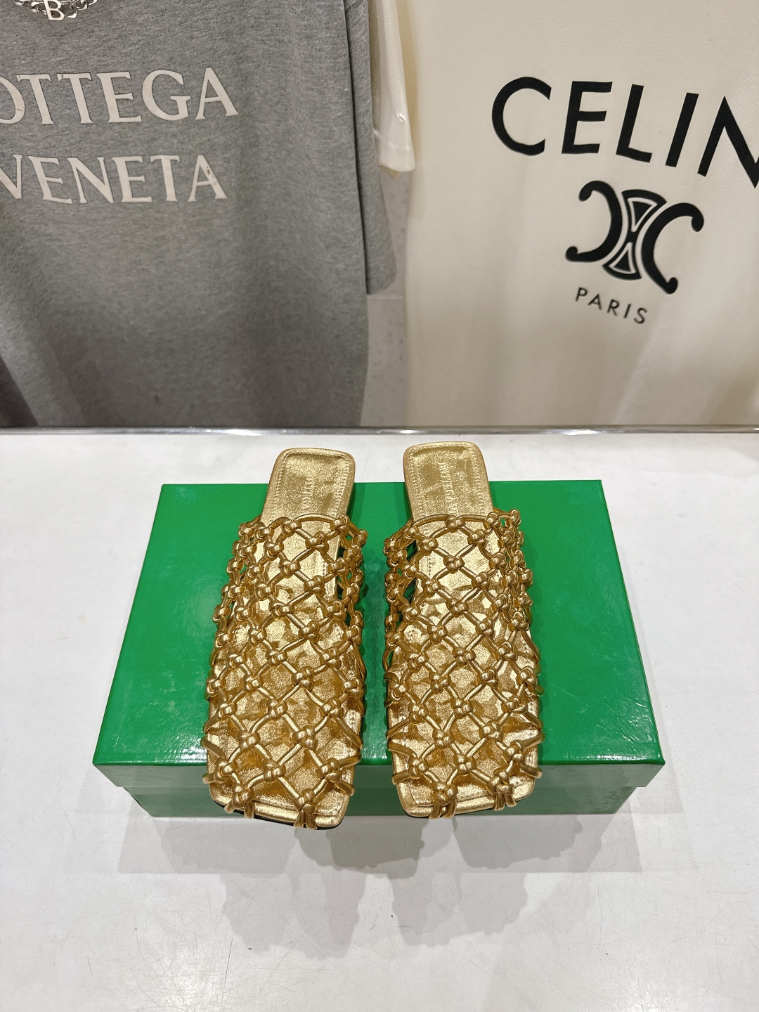 高版本出厂 Bottega Veneta/BV F065 2026ss夏季新款Riva Mule 女士平