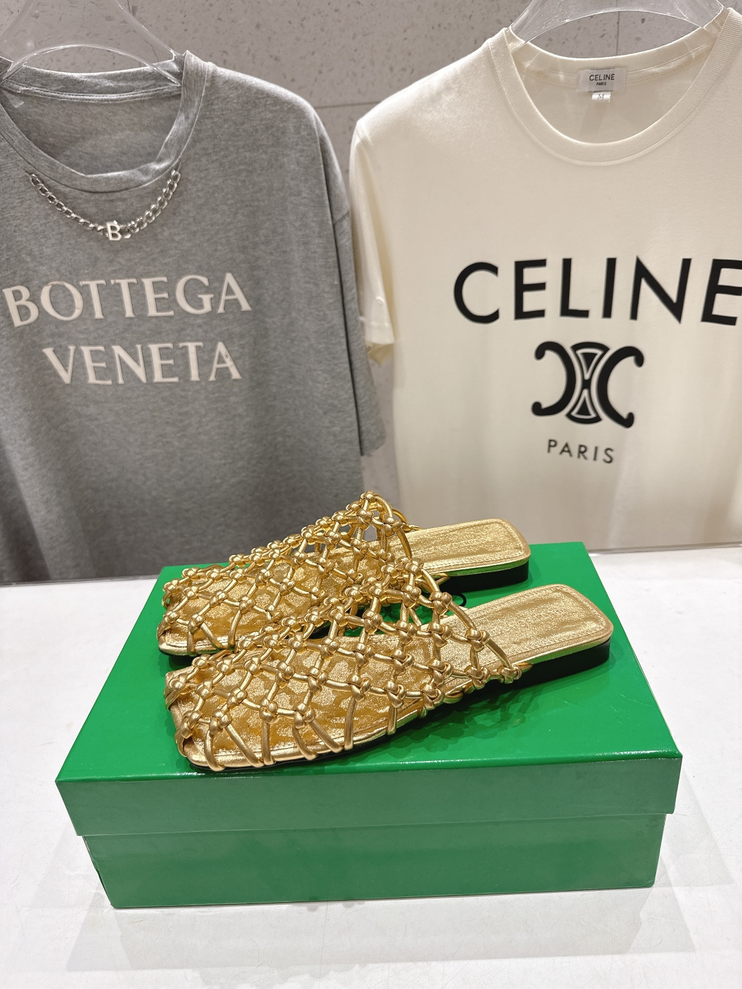 高版本出厂 Bottega Veneta/BV F065 2026ss夏季新款Riva Mule 女士平
