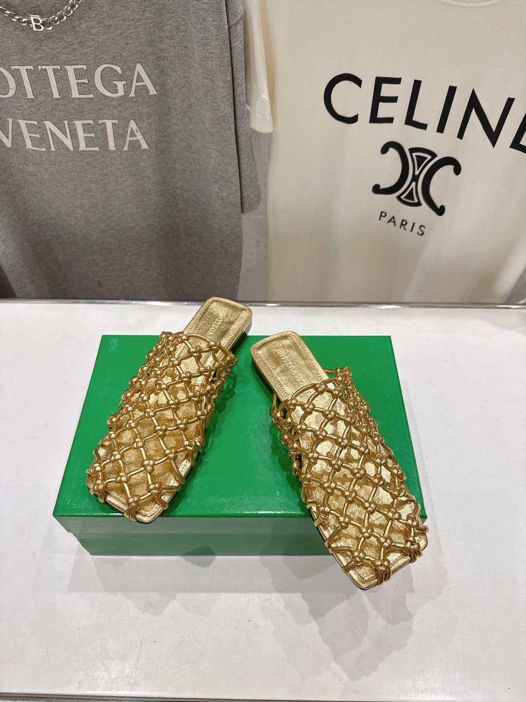 高版本出厂 Bottega Veneta/BV F065 2026ss夏季新款Riva Mule 女士平