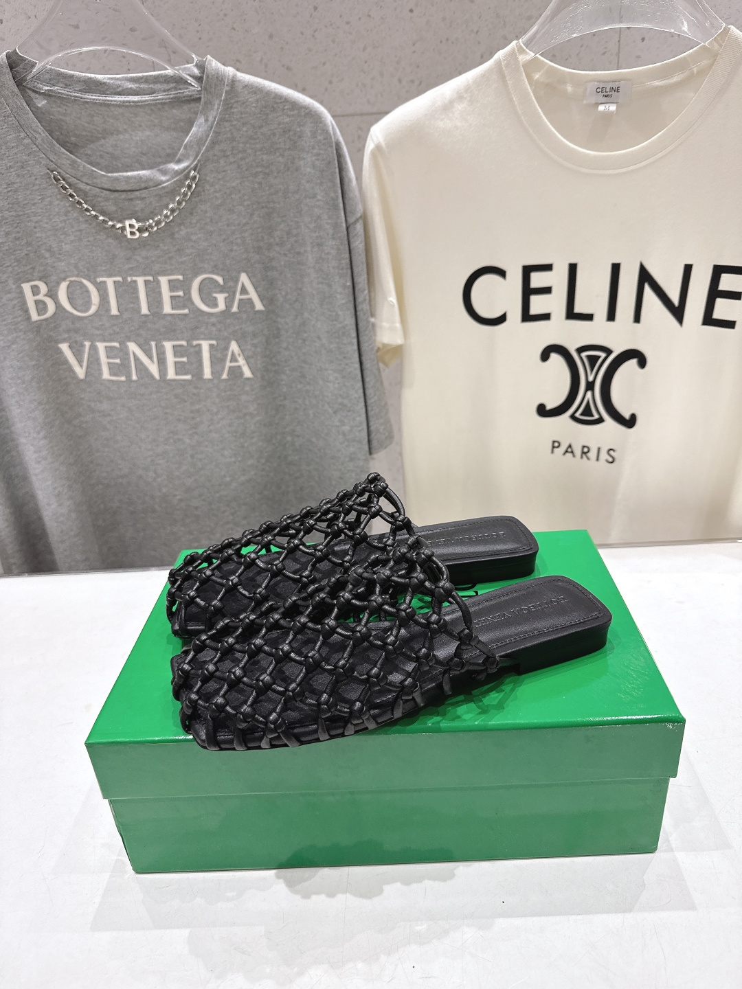 高版本出厂 Bottega Veneta/BV F065 2026ss夏季新款Riva Mule 女士平