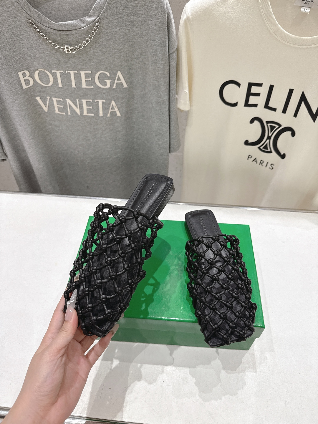 高版本出厂 Bottega Veneta/BV F065 2026ss夏季新款Riva Mule 女士平