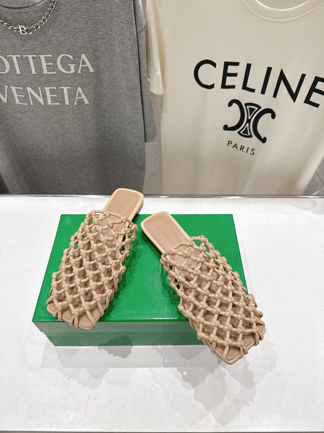 高版本出厂 Bottega Veneta/BV F065 2026ss夏季新款Riva Mule 女士平