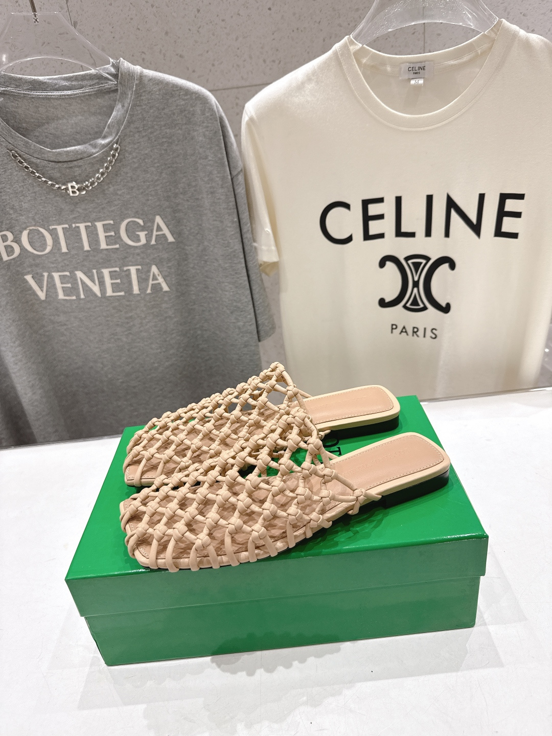 高版本出厂 Bottega Veneta/BV F065 2026ss夏季新款Riva Mule 女士平
