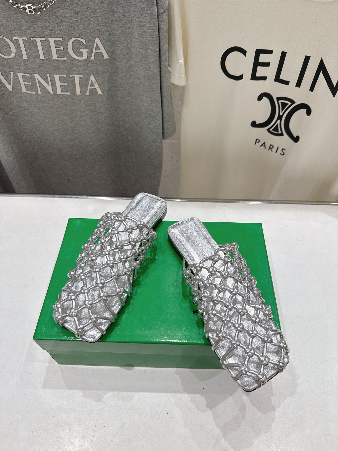 高版本出厂 Bottega Veneta/BV F065 2026ss夏季新款Riva Mule 女士平