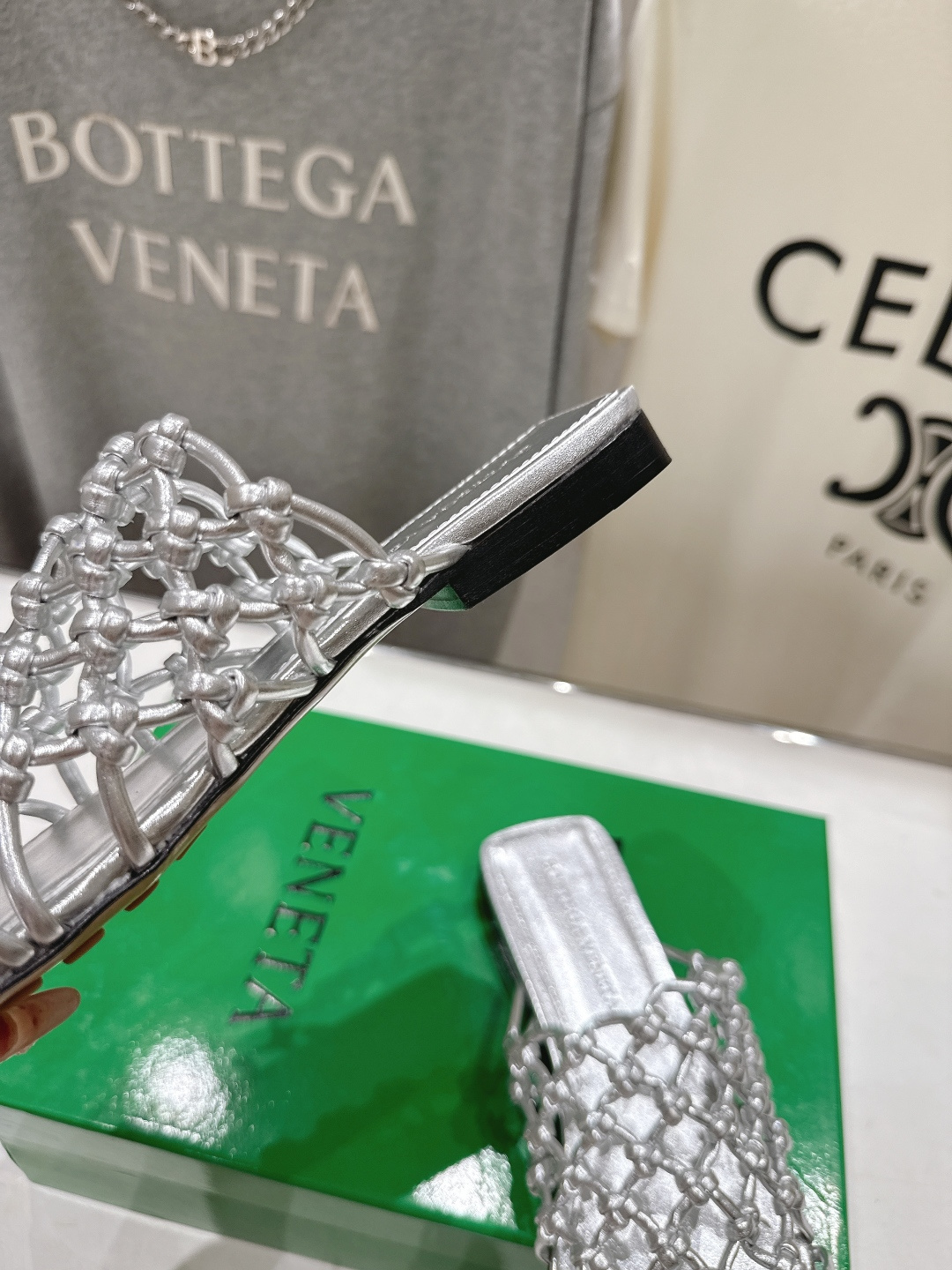 高版本出厂 Bottega Veneta/BV F065 2026ss夏季新款Riva Mule 女士平