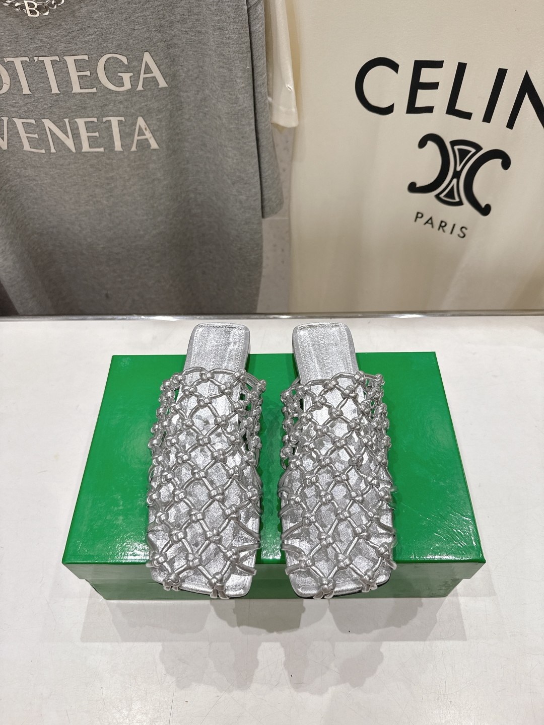 高版本出厂 Bottega Veneta/BV F065 2026ss夏季新款Riva Mule 女士平