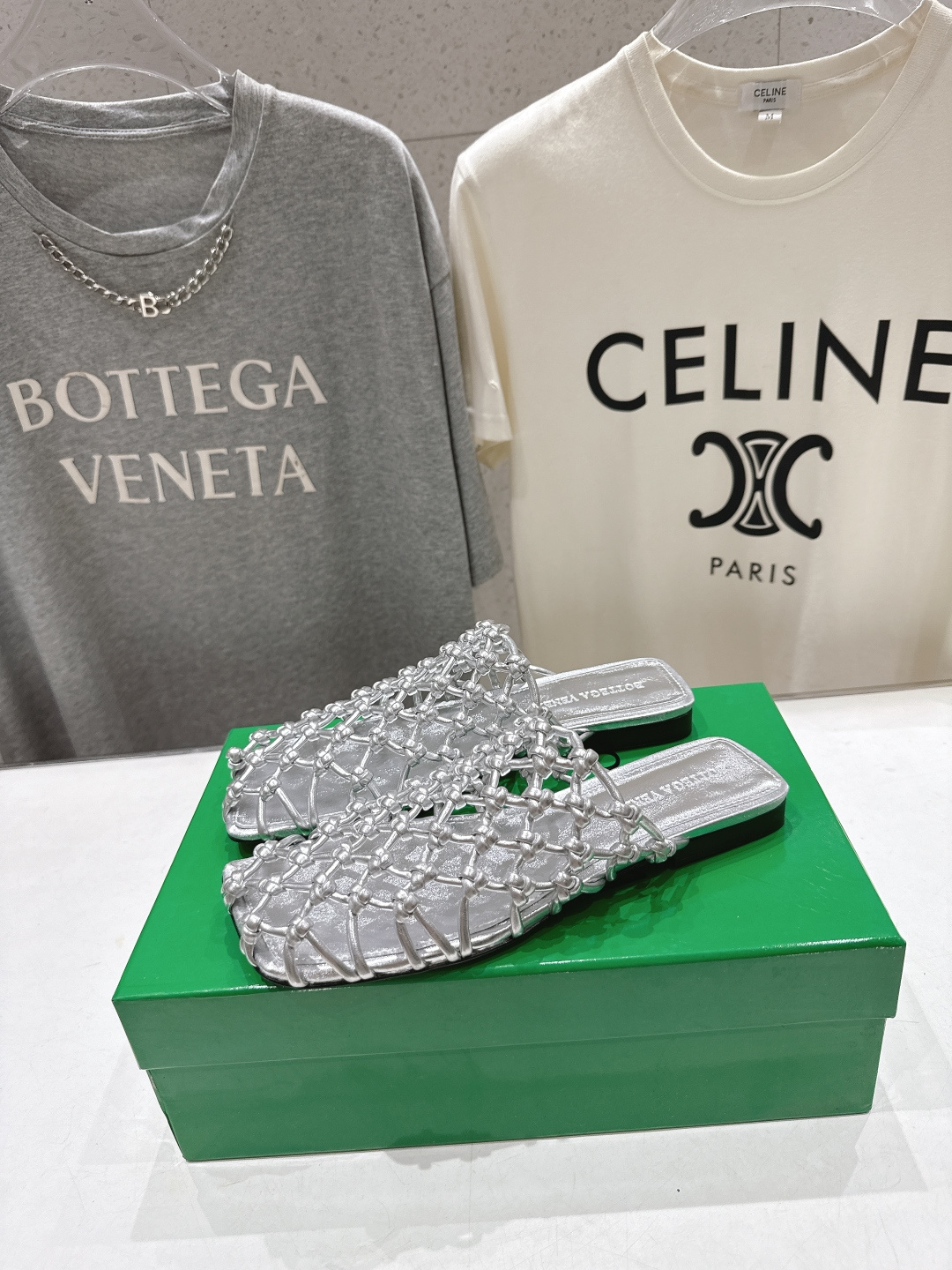 高版本出厂 Bottega Veneta/BV F065 2026ss夏季新款Riva Mule 女士平