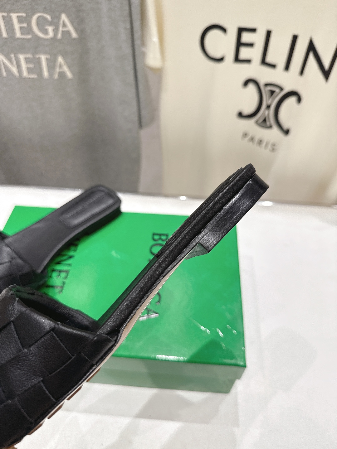 高版本出厂 Bottega Veneta/BV F065 2026ss夏季新款Parco Mule女士平