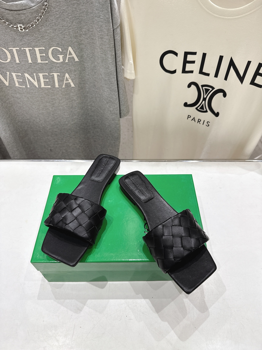 高版本出厂 Bottega Veneta/BV F065 2026ss夏季新款Parco Mule女士平