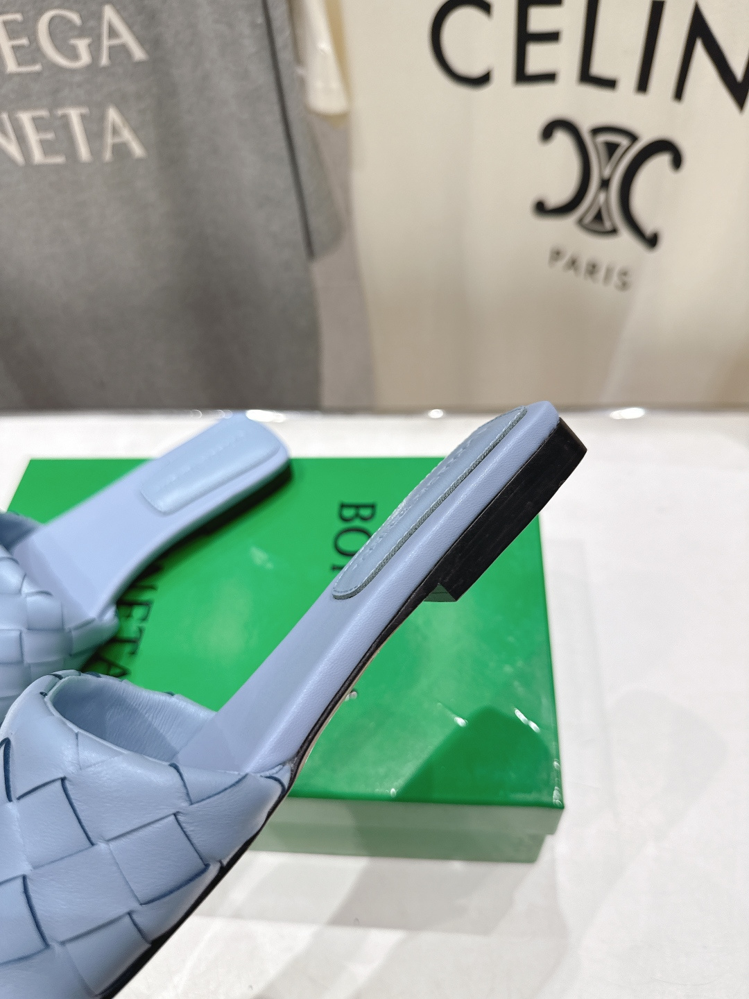 高版本出厂 Bottega Veneta/BV F065 2026ss夏季新款Parco Mule女士平