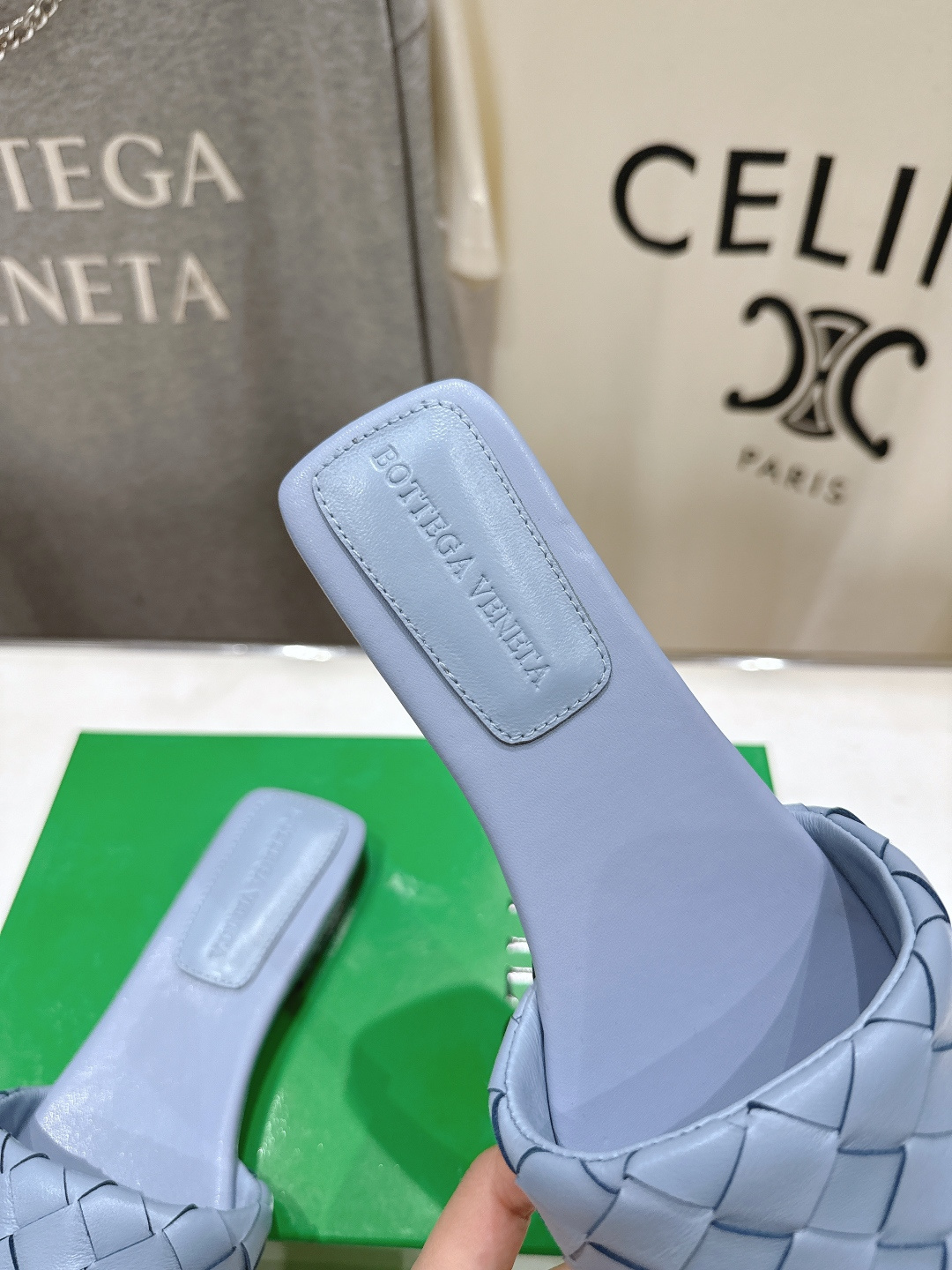 高版本出厂 Bottega Veneta/BV F065 2026ss夏季新款Parco Mule女士平