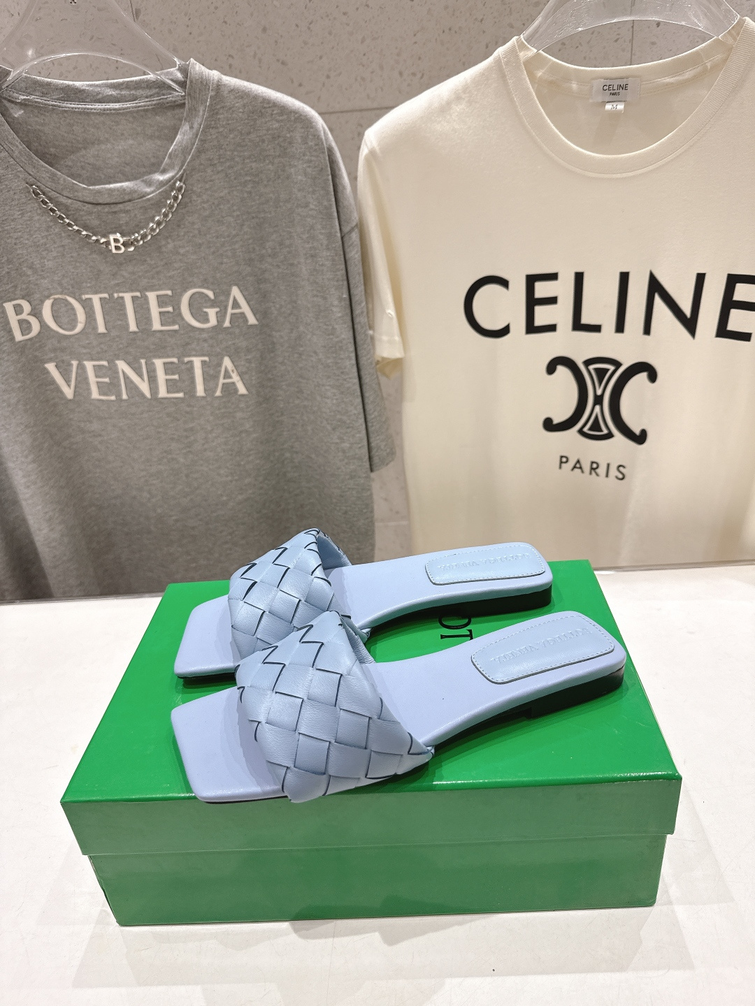 高版本出厂 Bottega Veneta/BV F065 2026ss夏季新款Parco Mule女士平