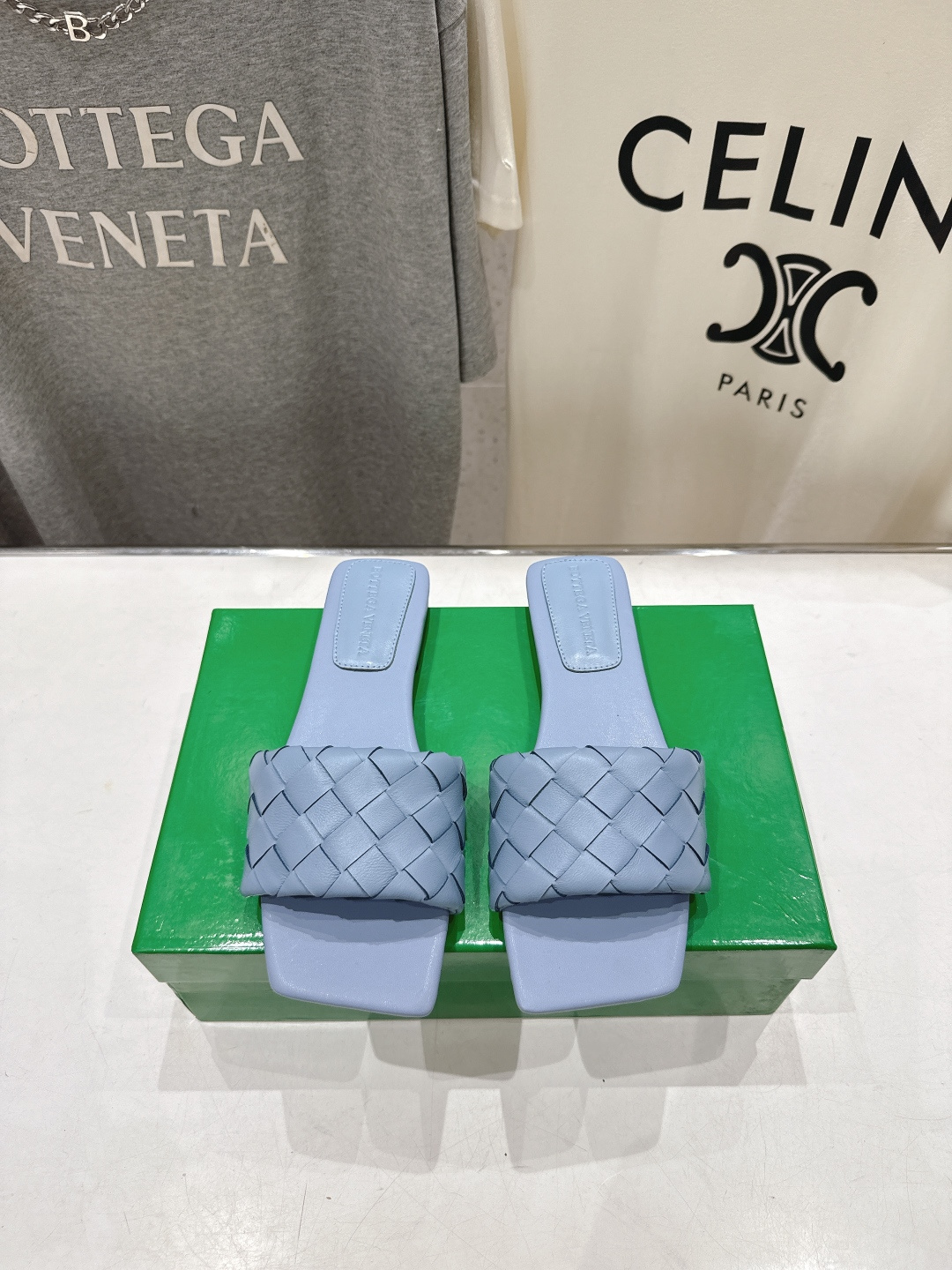 高版本出厂 Bottega Veneta/BV F065 2026ss夏季新款Parco Mule女士平