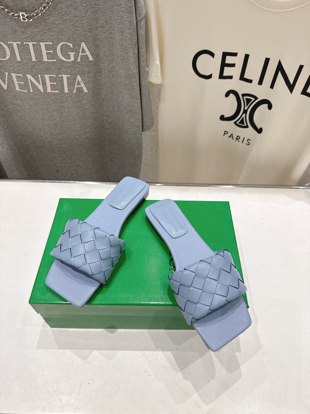 高版本出厂 Bottega Veneta/BV F065 2026ss夏季新款Parco Mule女士平