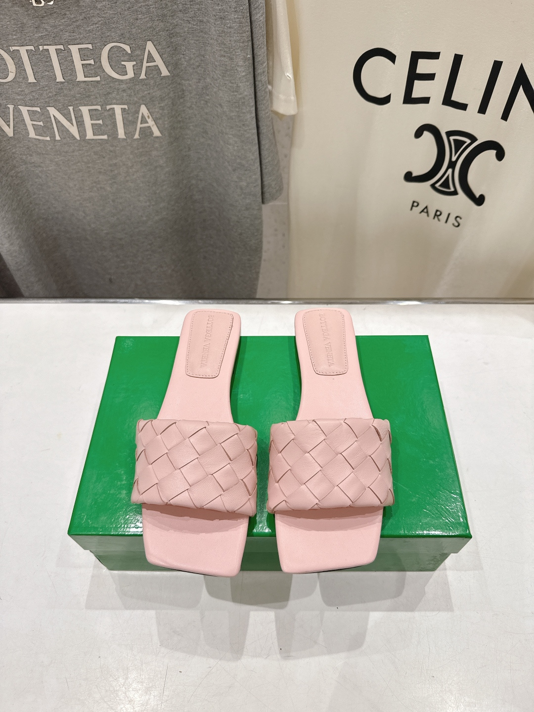 高版本出厂 Bottega Veneta/BV F065 2026ss夏季新款Parco Mule女士平