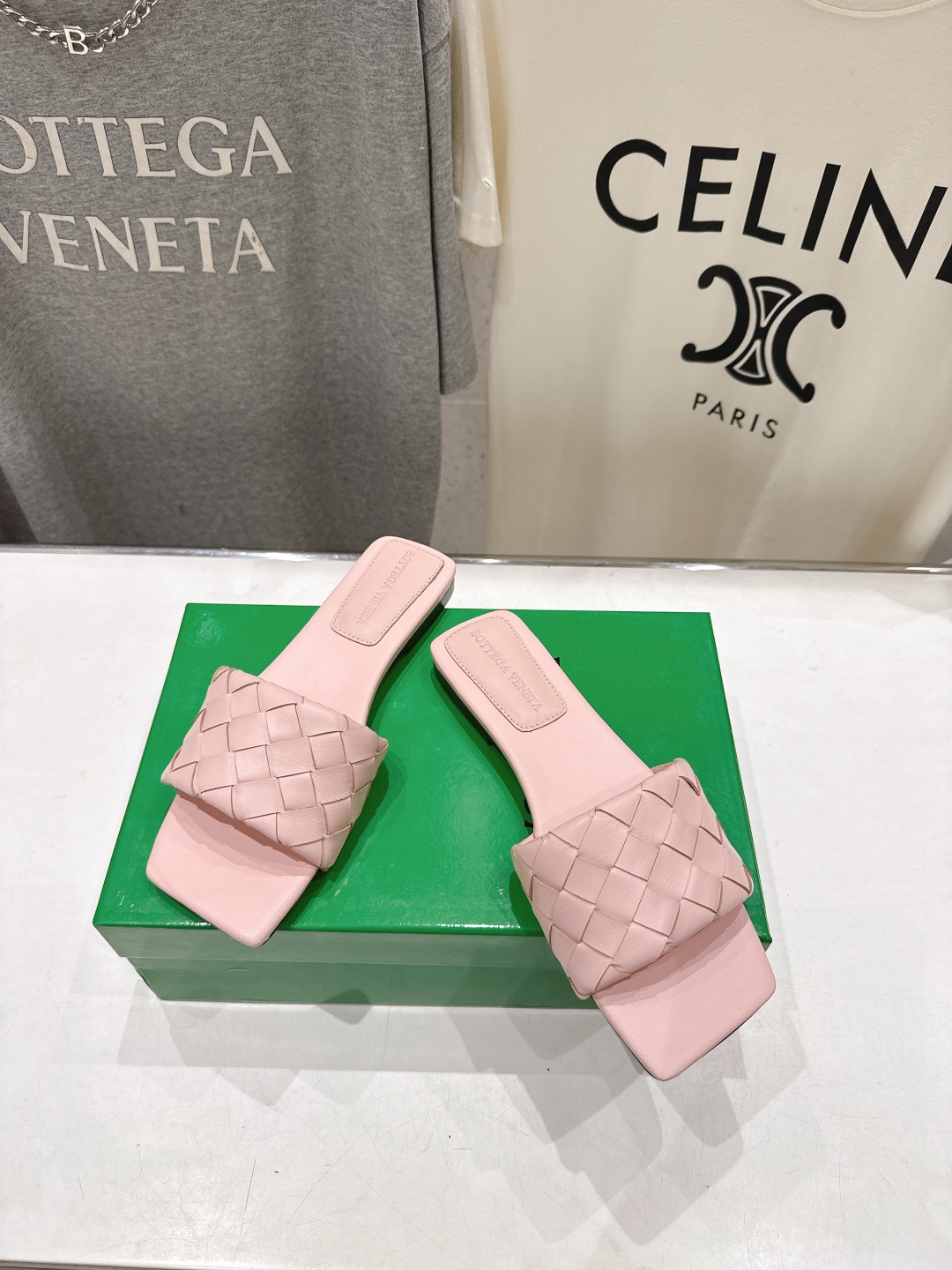 高版本出厂 Bottega Veneta/BV F065 2026ss夏季新款Parco Mule女士平