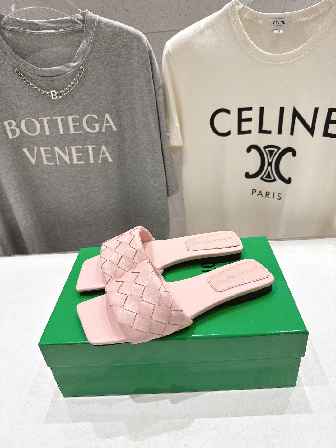 高版本出厂 Bottega Veneta/BV F065 2026ss夏季新款Parco Mule女士平