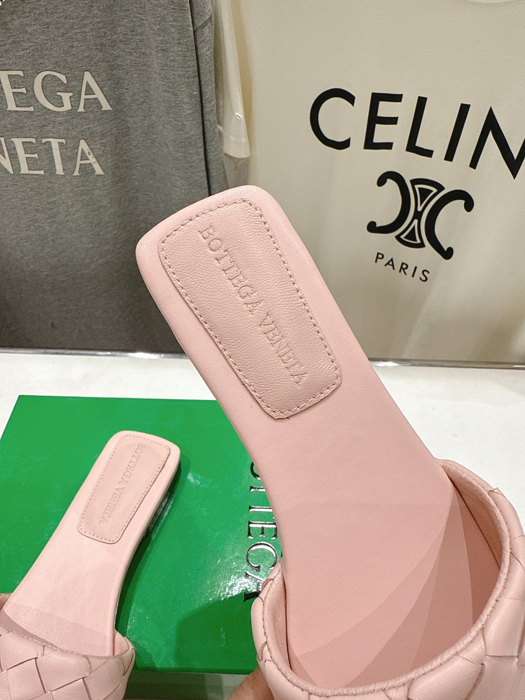 高版本出厂 Bottega Veneta/BV F065 2026ss夏季新款Parco Mule女士平