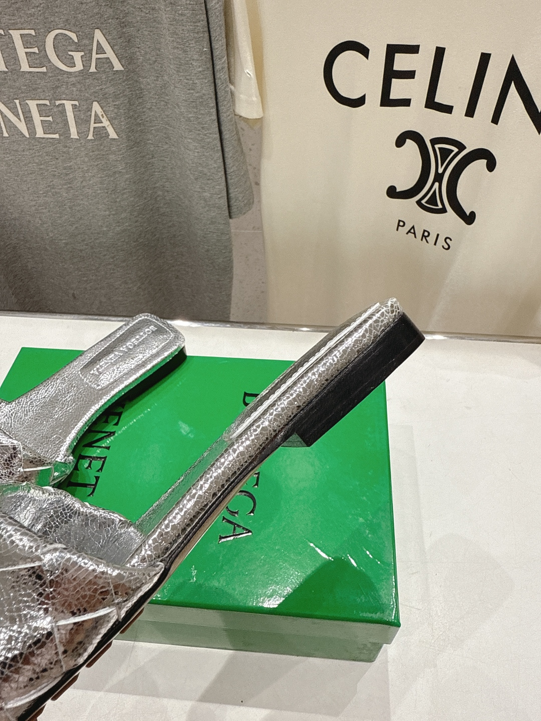 高版本出厂 Bottega Veneta/BV F065 2026ss夏季新款Parco Mule女士平