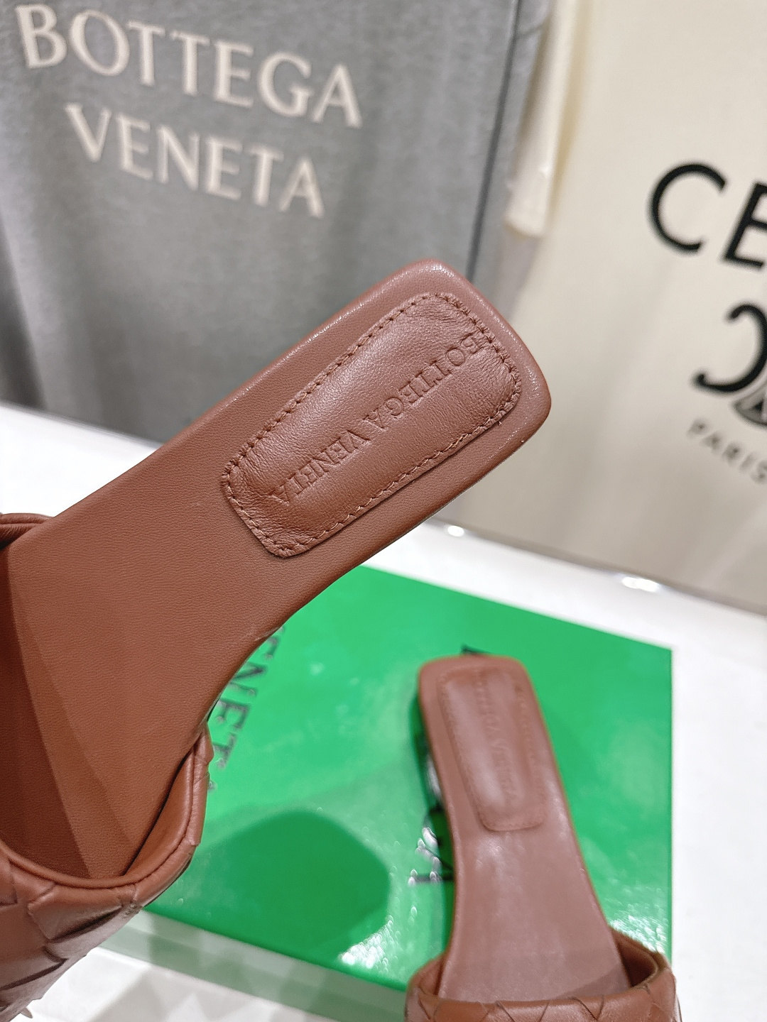 高版本出厂 Bottega Veneta/BV F065 2026ss夏季新款Parco Mule女士平