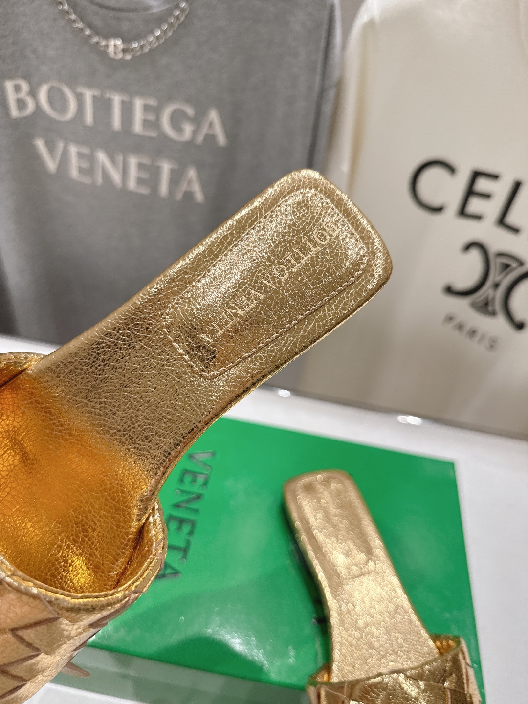 高版本出厂 Bottega Veneta/BV F065 2026ss夏季新款Parco Mule女士平