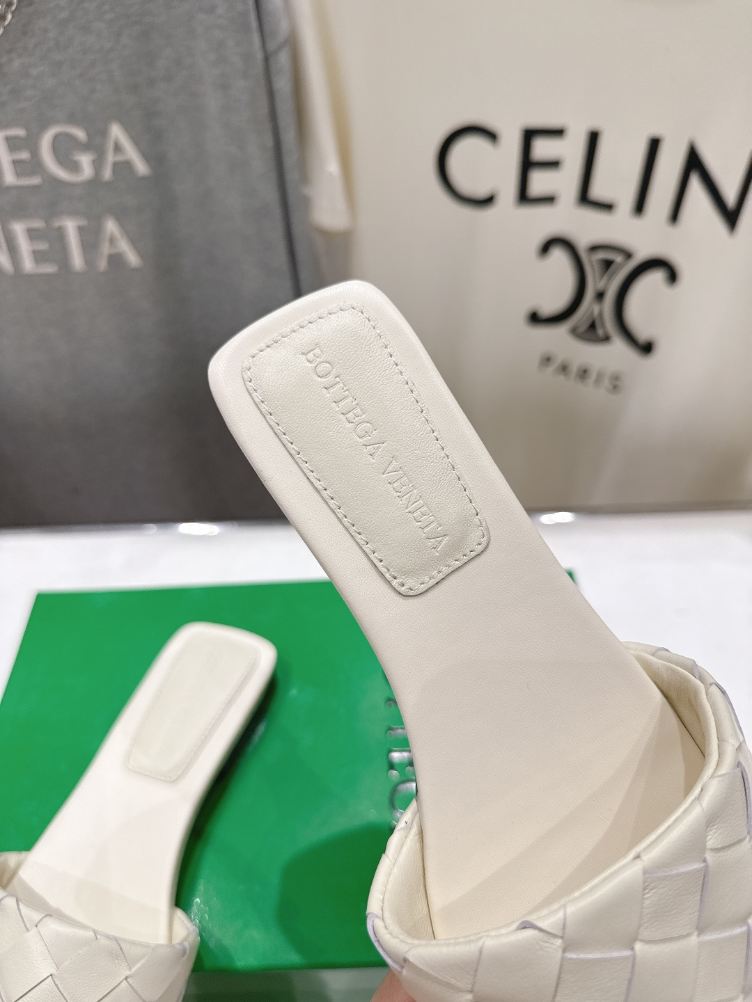 高版本出厂 Bottega Veneta/BV F065 2026ss夏季新款Parco Mule女士平