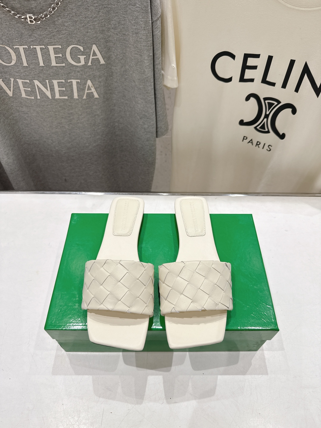 高版本出厂 Bottega Veneta/BV F065 2026ss夏季新款Parco Mule女士平