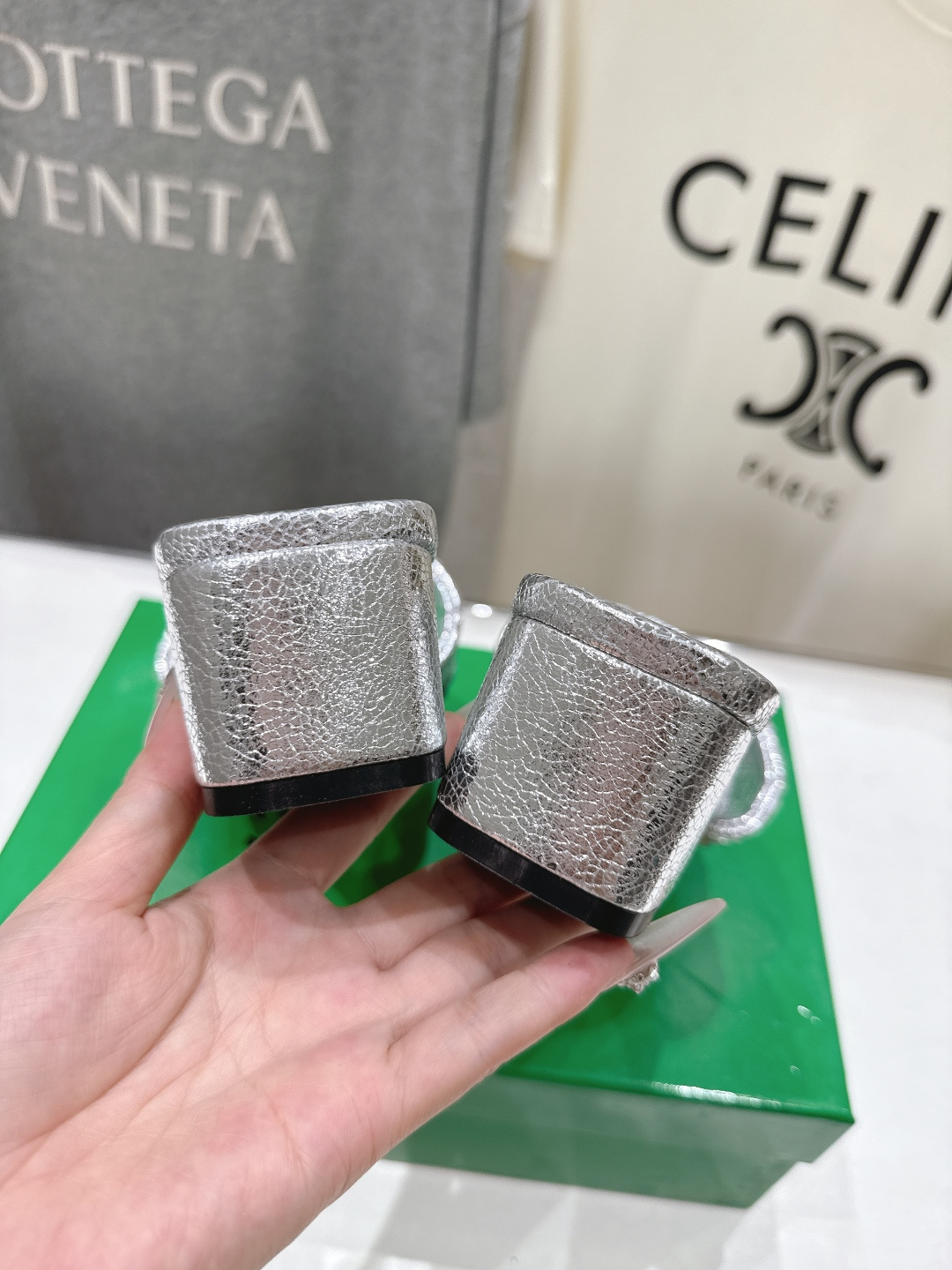 高版本出厂 高跟 Bottega Veneta/BV F065 2026ss夏季新款Parco Mule