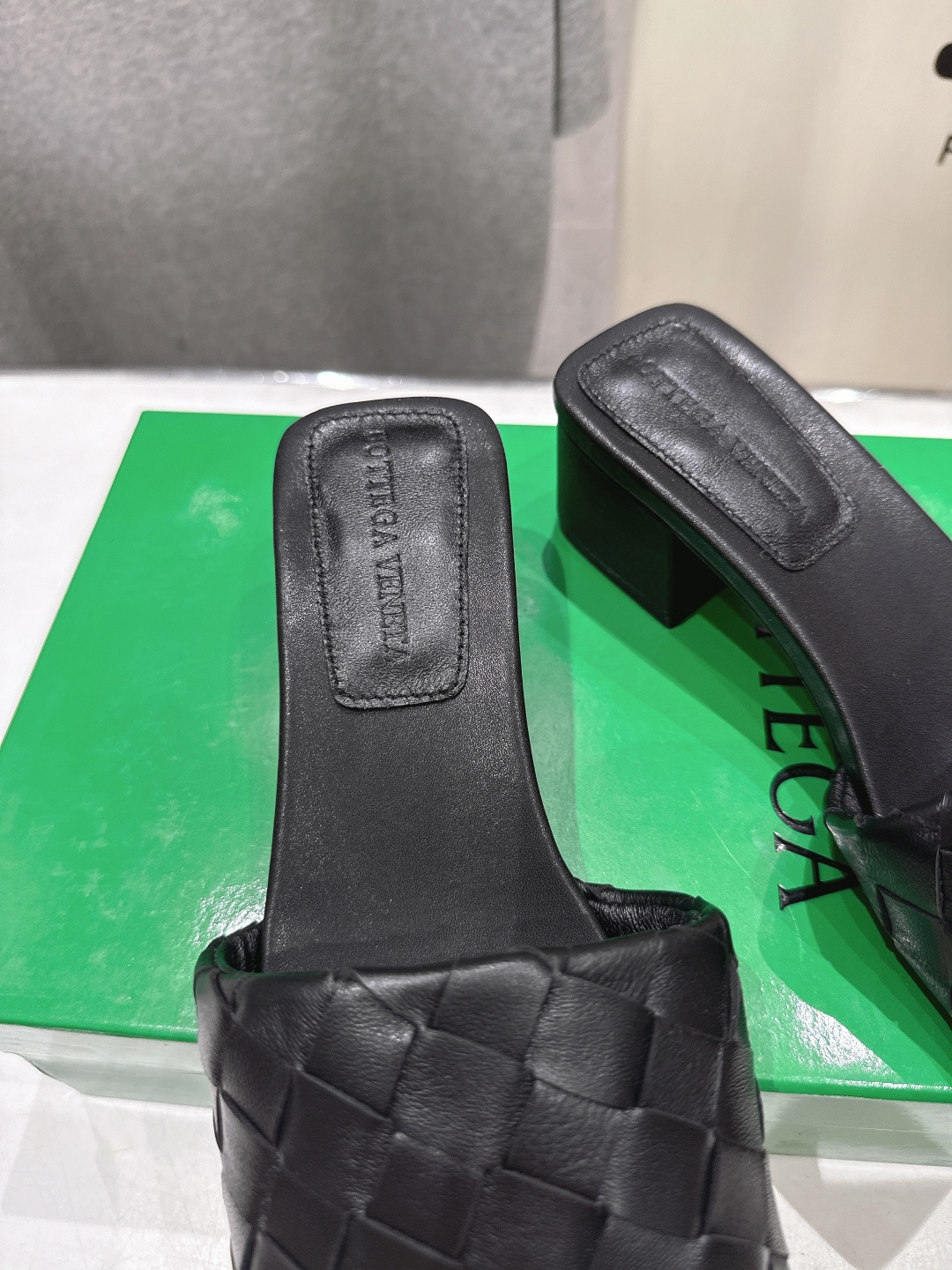 高版本出厂 高跟 Bottega Veneta/BV F065 2026ss夏季新款Parco Mule