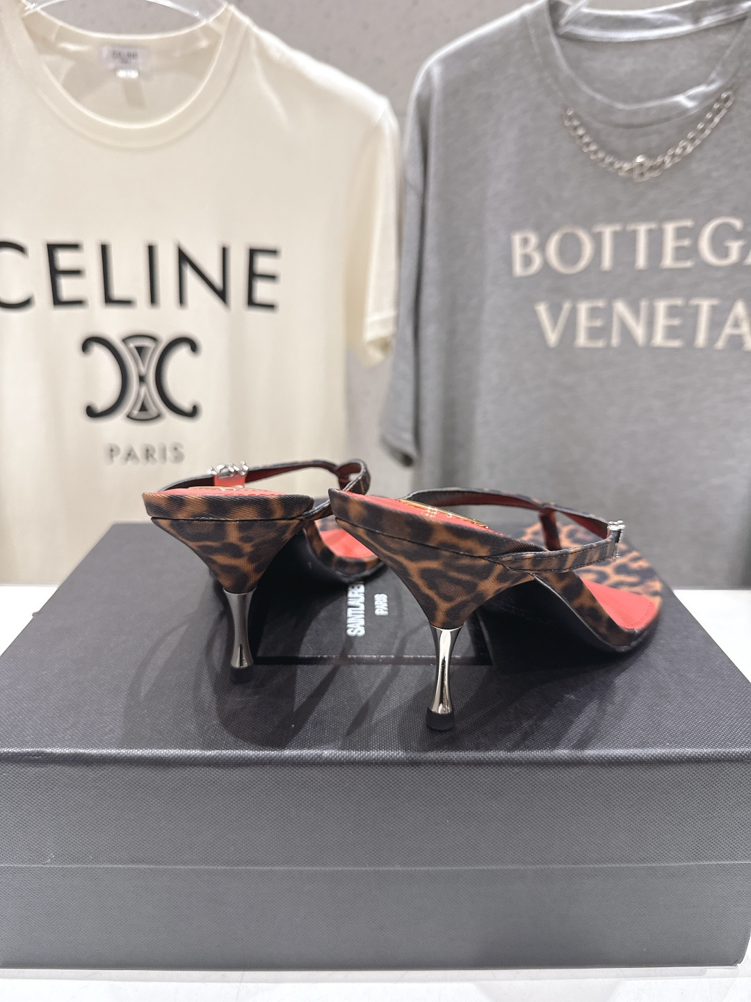 高版本出厂 SAINT LAURENT～F030 圣罗兰ysl 26ss夏季全新走秀款夹脚高跟拖鞋人字拖