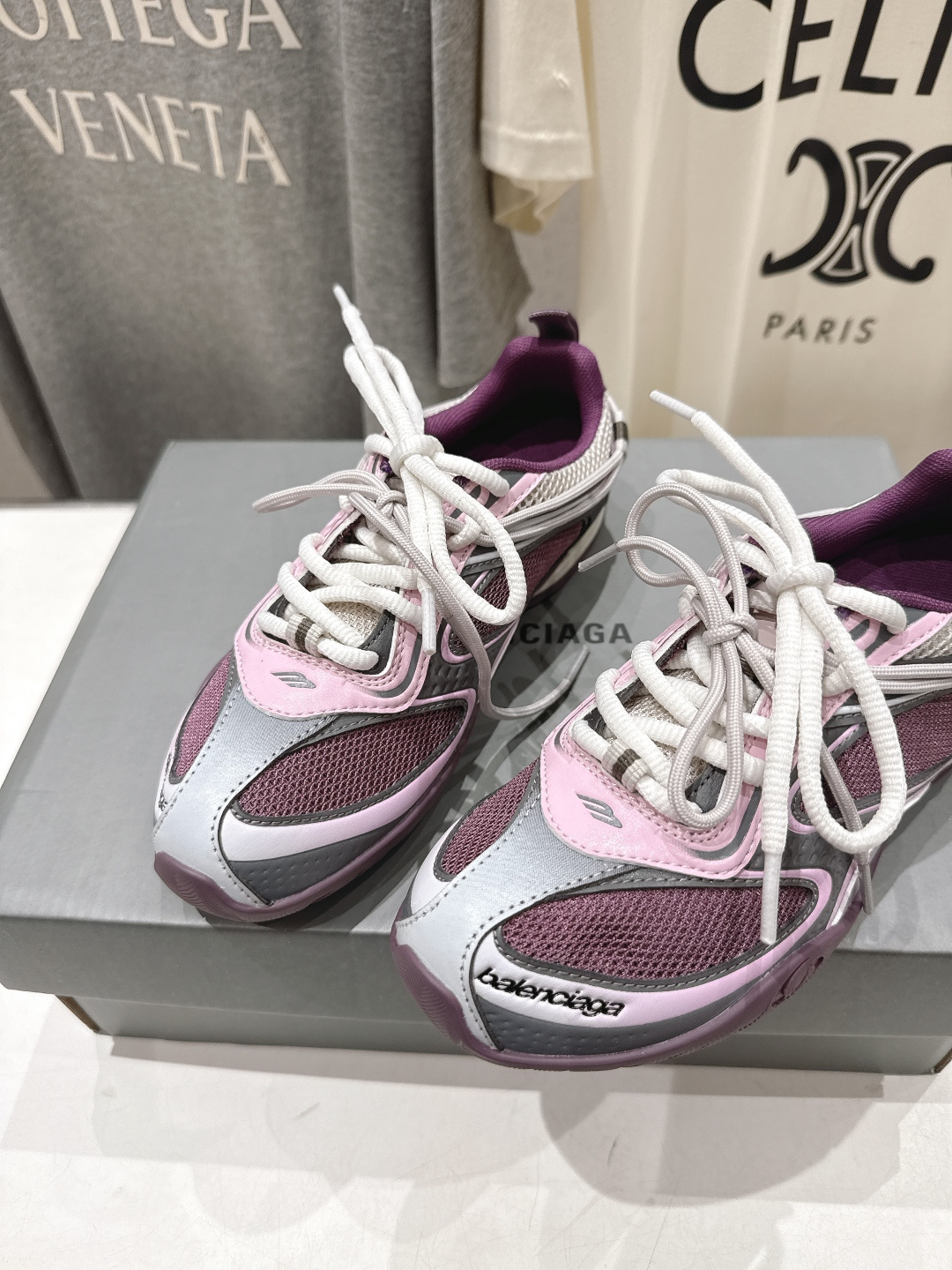 高版本出厂Balenciaga/巴黎世家 F046 26ss官方同步新款Rader系列做旧压纹标识休闲鞋