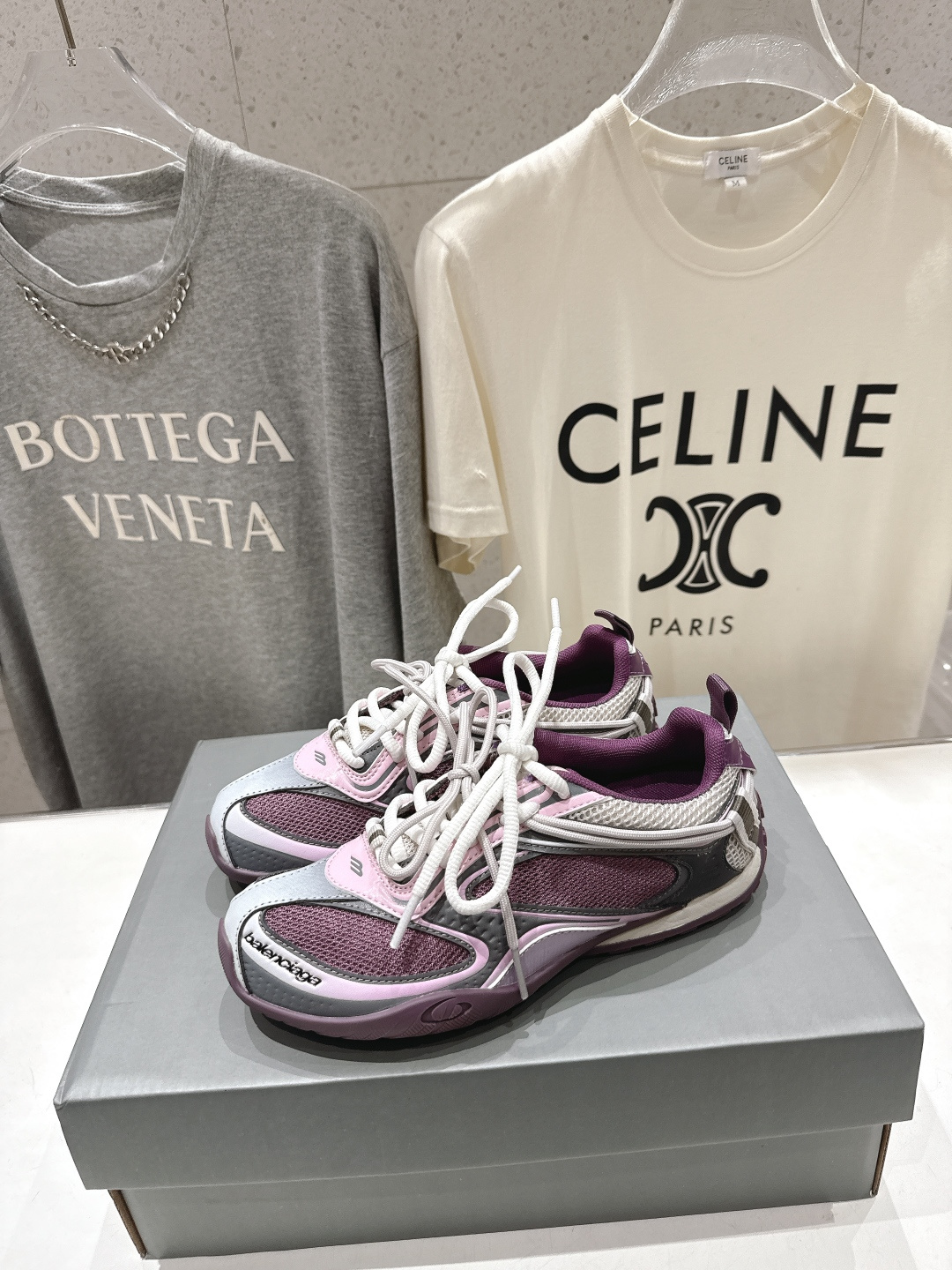 高版本出厂Balenciaga/巴黎世家 F046 26ss官方同步新款Rader系列做旧压纹标识休闲鞋