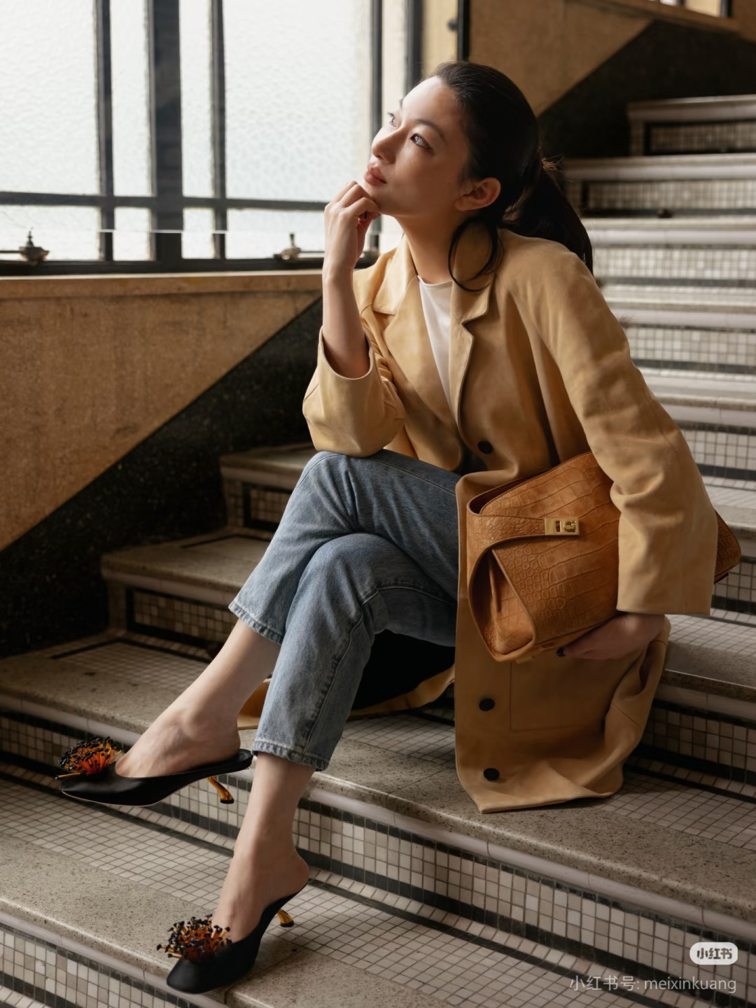 NO:890455,On-foot renderings ~ super beautiful, half drag19860909上脚效果图~超美,半拖,Women's Shoes