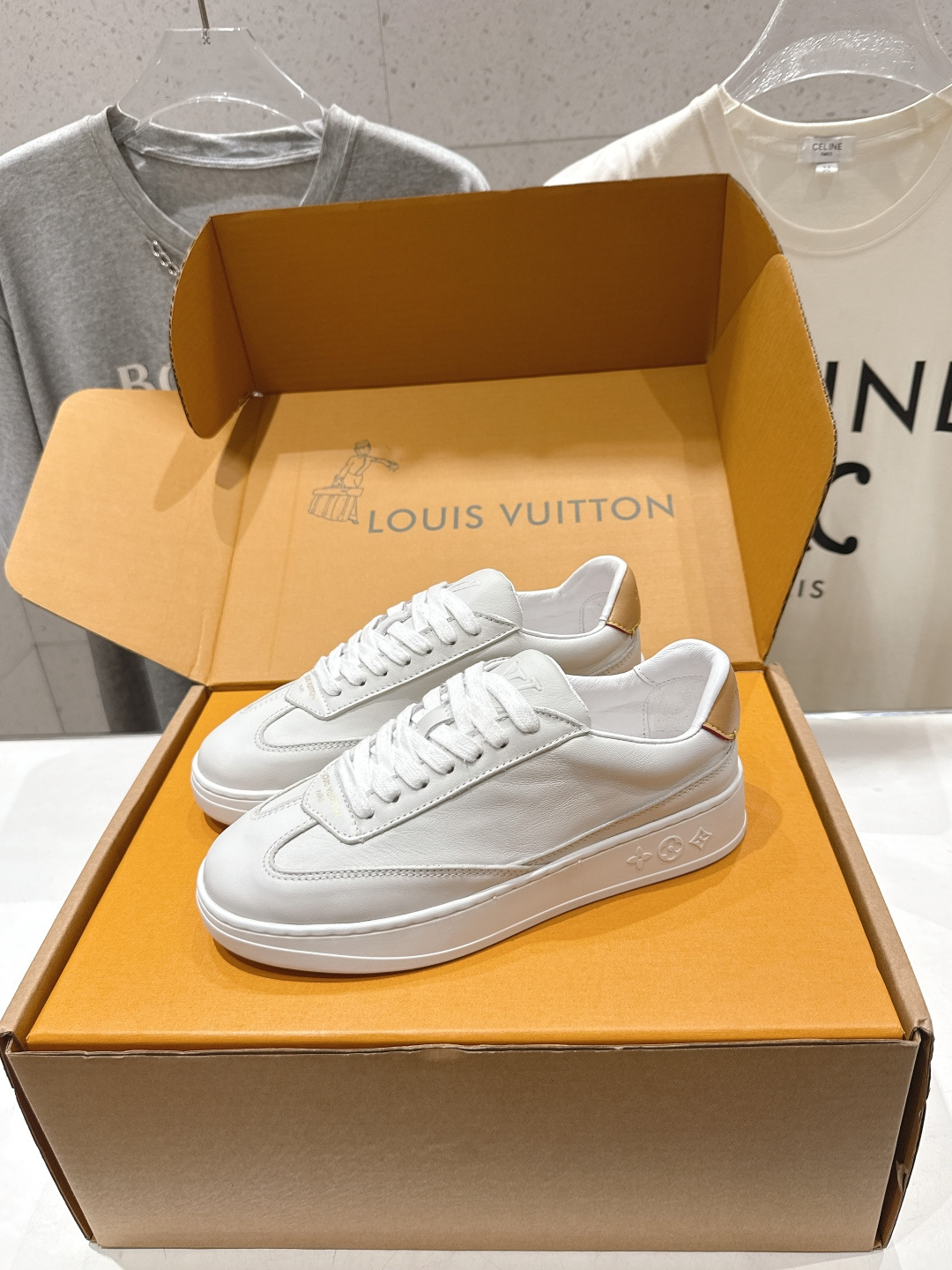 高版本出厂 情侣款  LOUIS VUITTON～LV路易威登F048 L家驴牌最新款走秀情侣款系列厚底