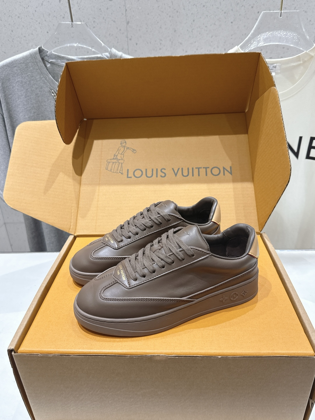 高版本出厂 情侣款  LOUIS VUITTON～LV路易威登F048 L家驴牌最新款走秀情侣款系列厚底