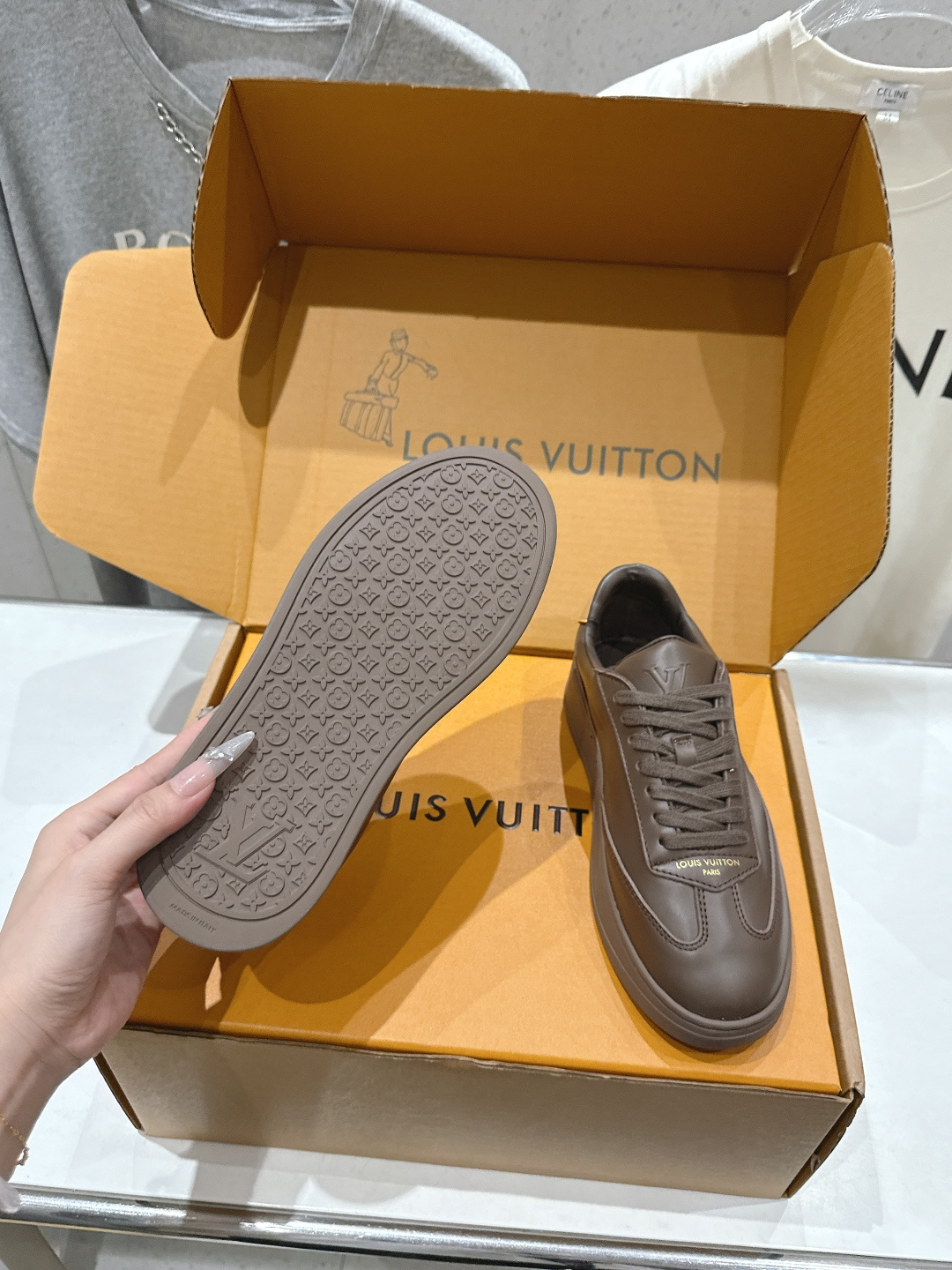 高版本出厂 情侣款  LOUIS VUITTON～LV路易威登F048 L家驴牌最新款走秀情侣款系列厚底