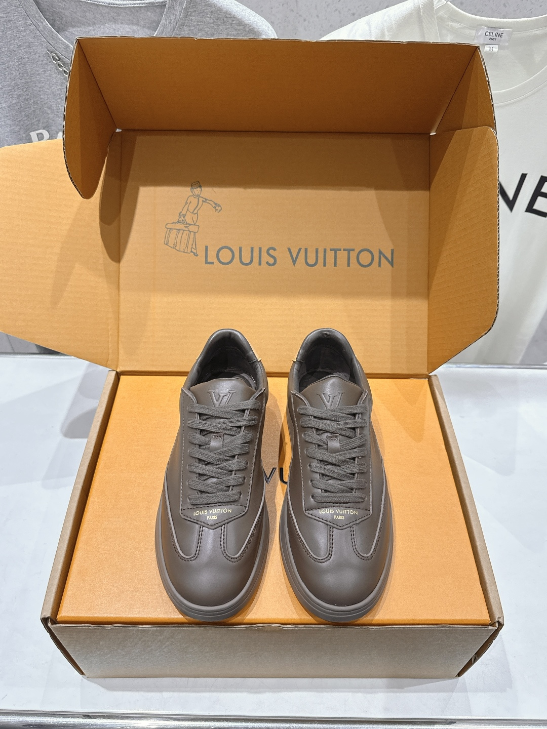 高版本出厂 情侣款  LOUIS VUITTON～LV路易威登F048 L家驴牌最新款走秀情侣款系列厚底