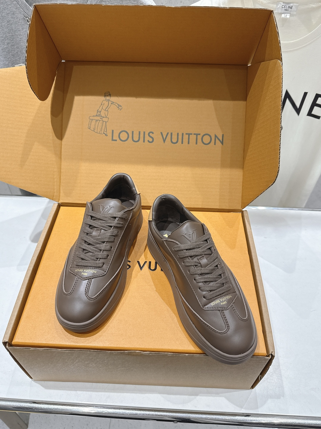 高版本出厂 情侣款  LOUIS VUITTON～LV路易威登F048 L家驴牌最新款走秀情侣款系列厚底