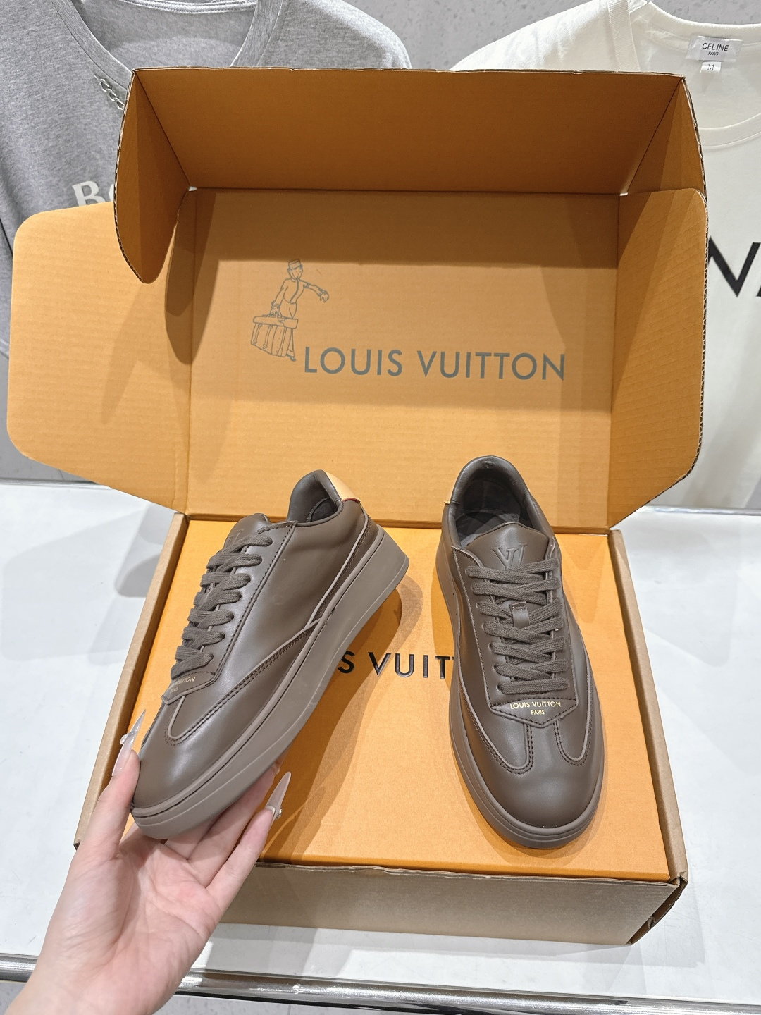 高版本出厂 情侣款  LOUIS VUITTON～LV路易威登F048 L家驴牌最新款走秀情侣款系列厚底