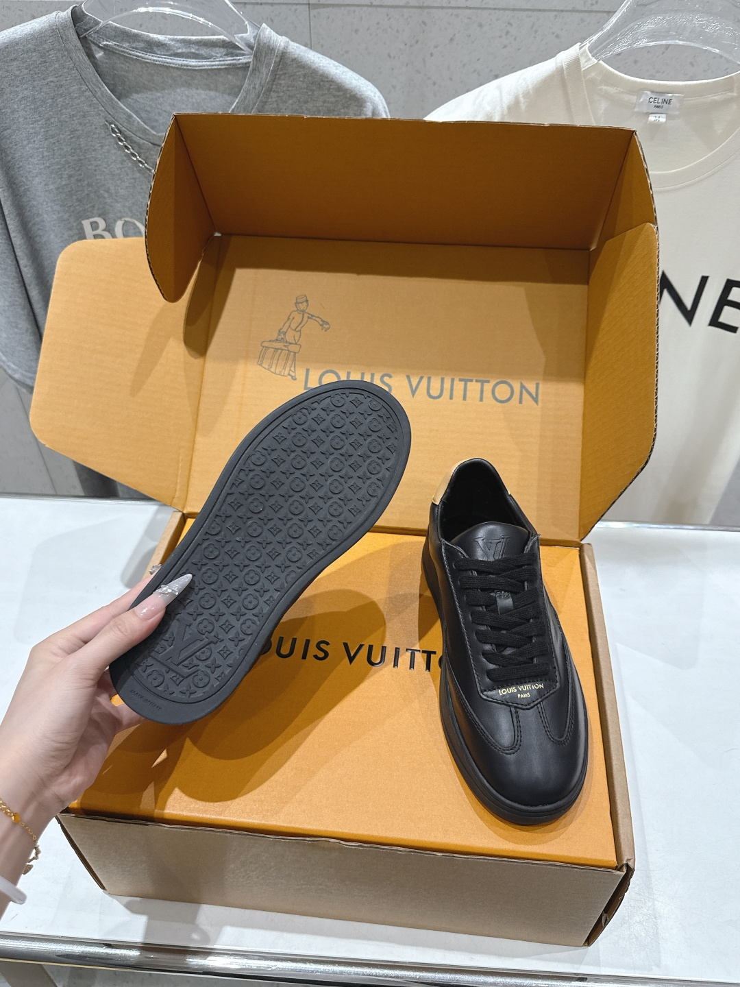 高版本出厂 情侣款  LOUIS VUITTON～LV路易威登F048 L家驴牌最新款走秀情侣款系列厚底