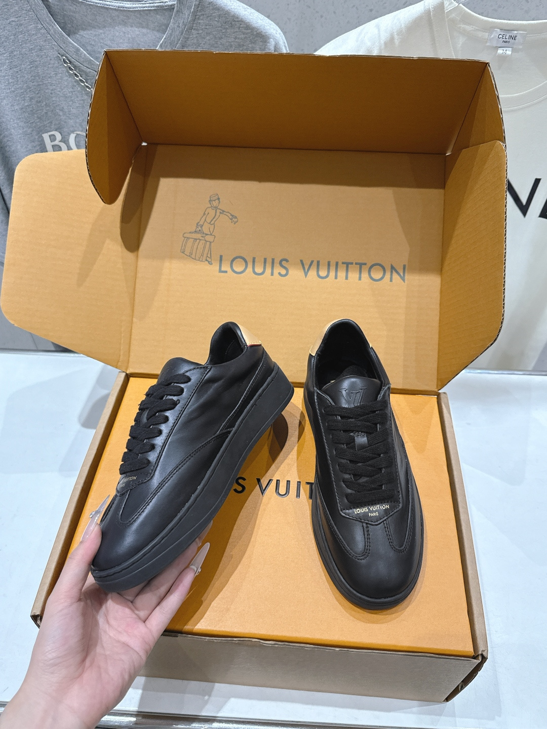 高版本出厂 情侣款  LOUIS VUITTON～LV路易威登F048 L家驴牌最新款走秀情侣款系列厚底