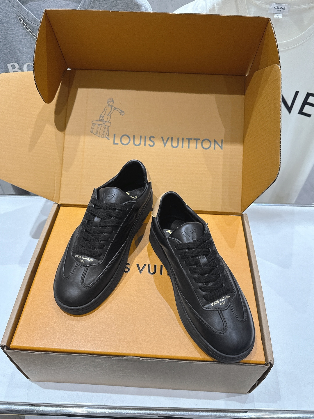 高版本出厂 情侣款  LOUIS VUITTON～LV路易威登F048 L家驴牌最新款走秀情侣款系列厚底