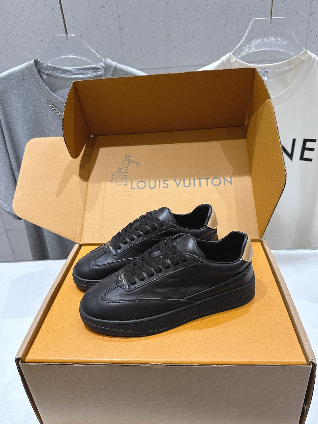 高版本出厂 情侣款  LOUIS VUITTON～LV路易威登F048 L家驴牌最新款走秀情侣款系列厚底
