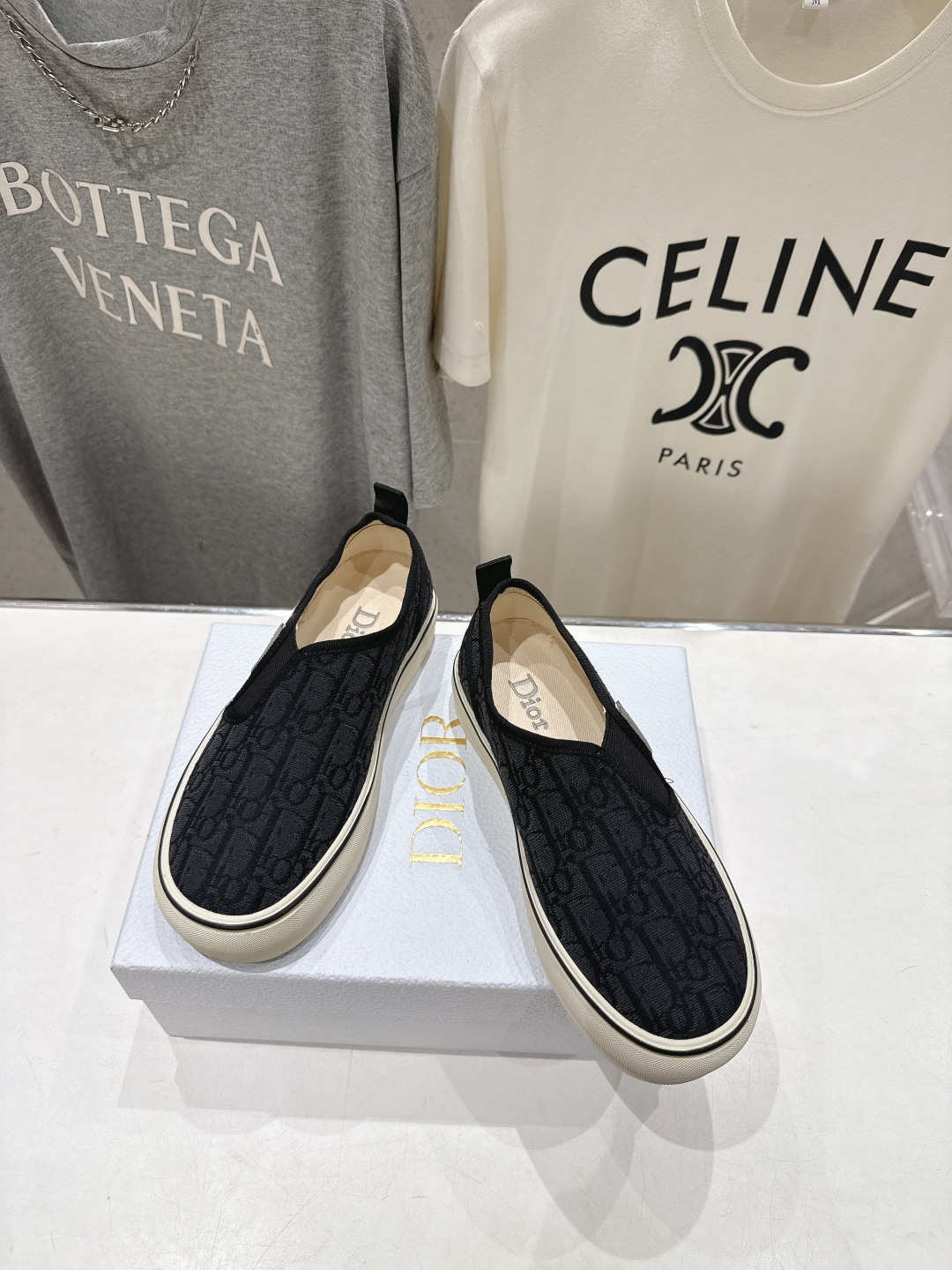 高版本出厂 情侣款  Dior/迪奥D家F019 2026ss新款时尚刺绣一脚蹬乐福鞋休闲鞋原版购入开发
