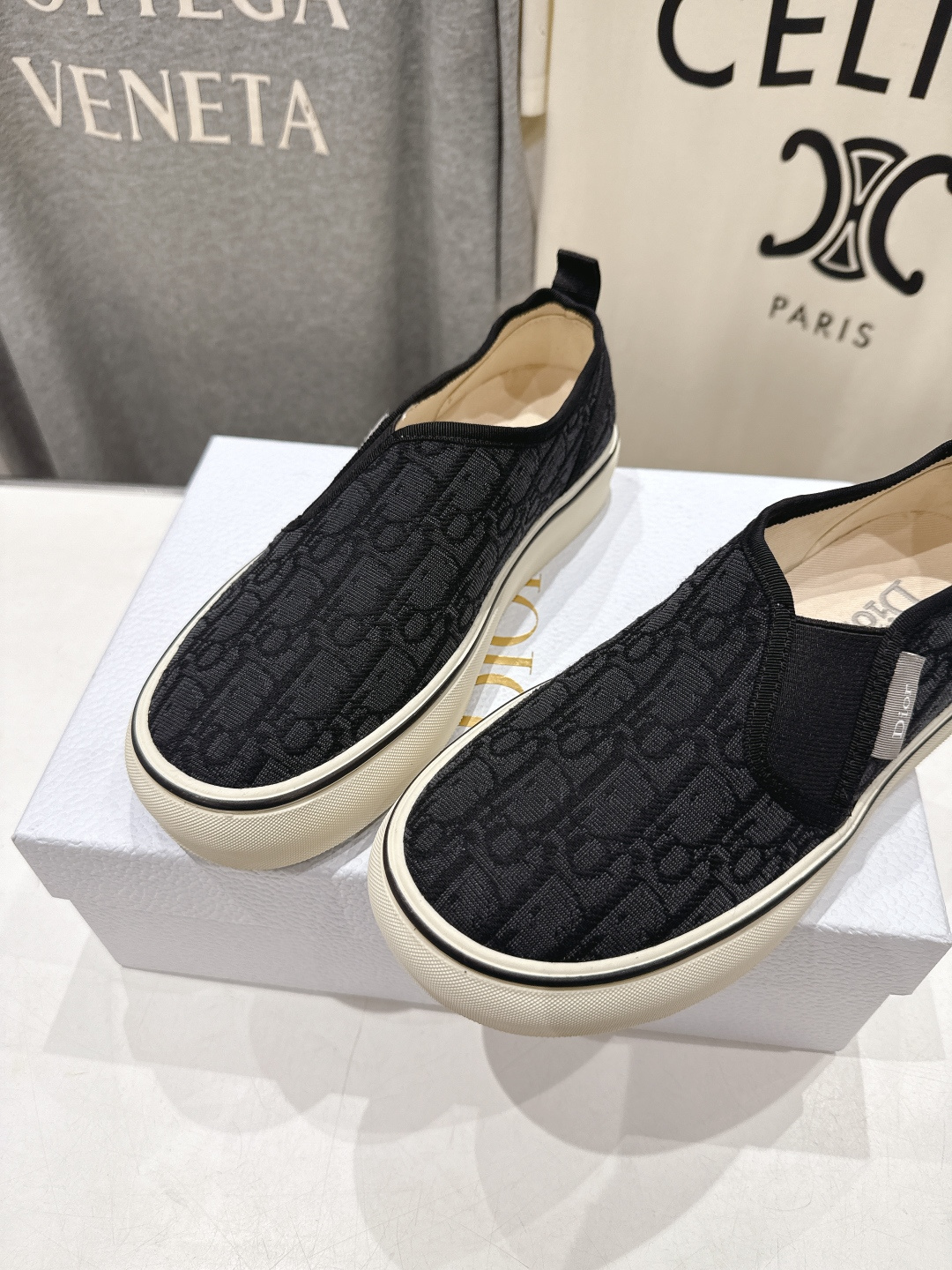 高版本出厂 情侣款  Dior/迪奥D家F019 2026ss新款时尚刺绣一脚蹬乐福鞋休闲鞋原版购入开发