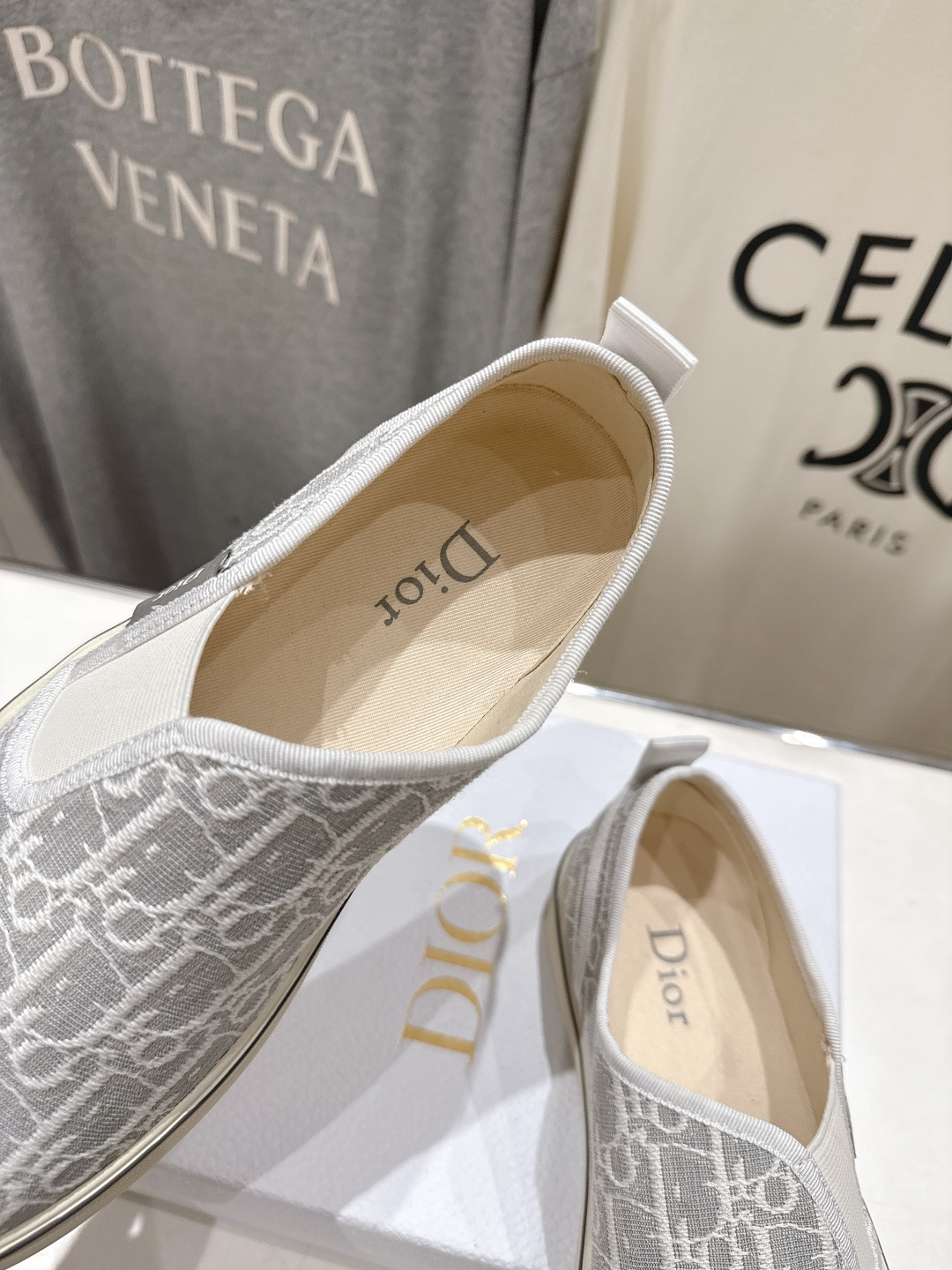 高版本出厂 情侣款  Dior/迪奥D家F019 2026ss新款时尚刺绣一脚蹬乐福鞋休闲鞋原版购入开发