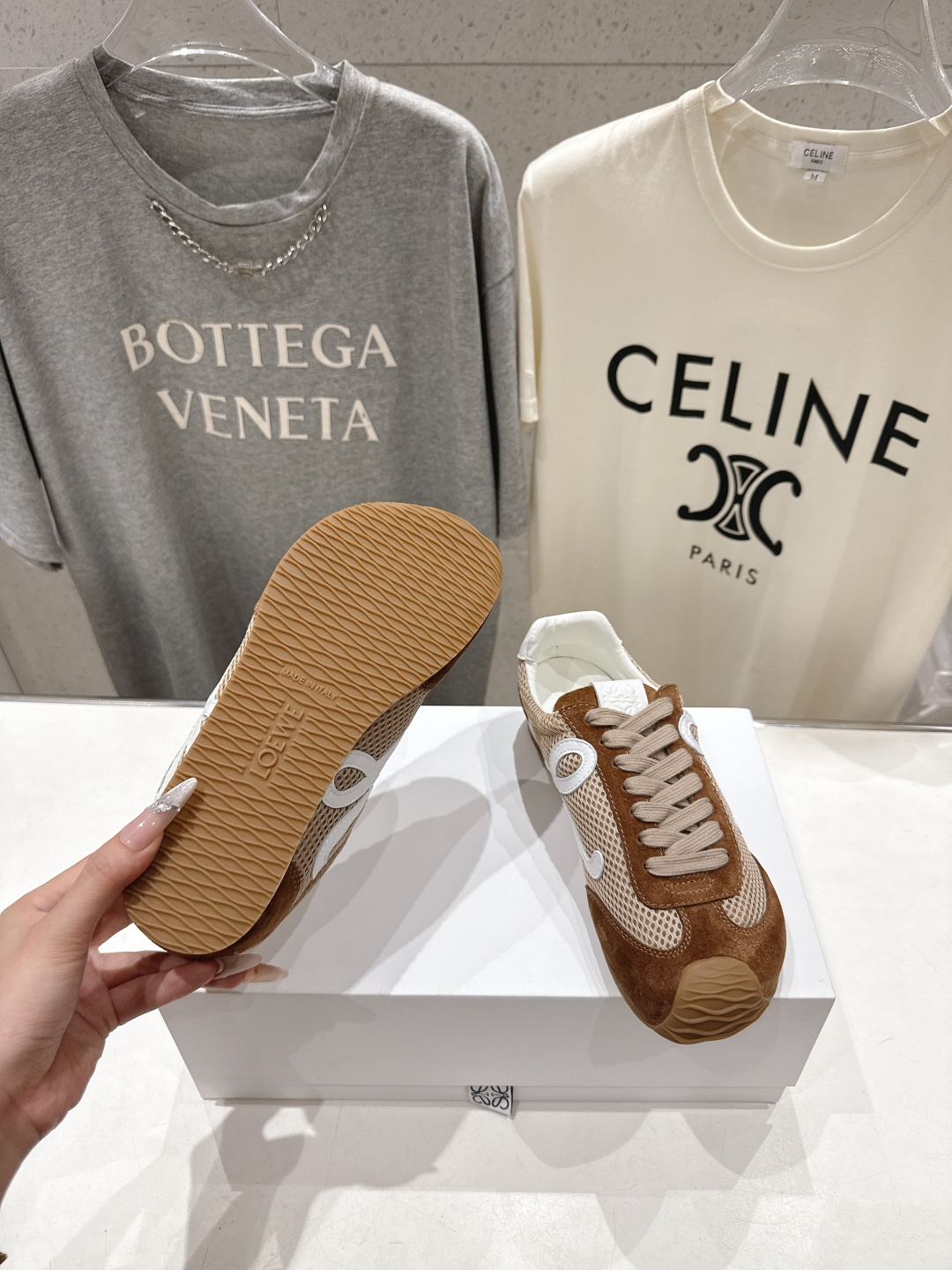 高版本出厂 网面 男码+10 LOEWE罗意威二代Ballet Runner升级2.0给足界一些震撼，2