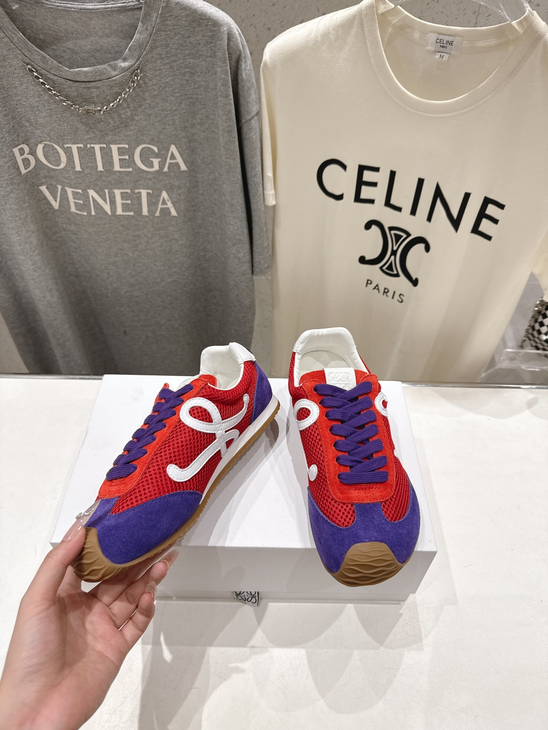 高版本出厂 网面 男码+10 LOEWE罗意威二代Ballet Runner升级2.0给足界一些震撼，2
